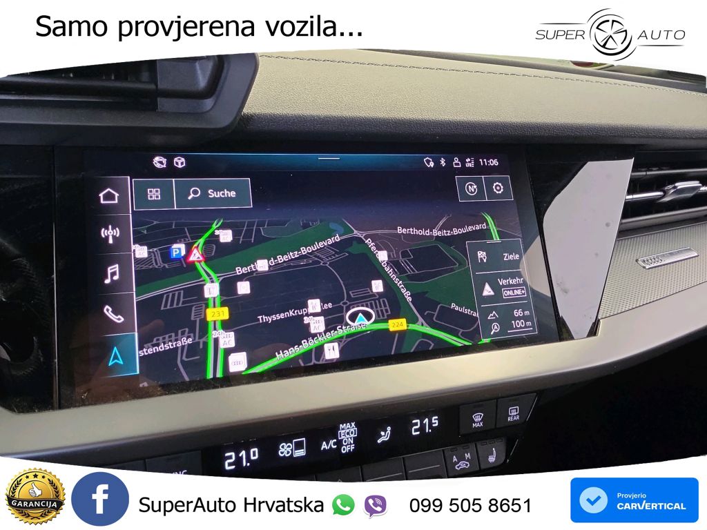 Audi A3 40 TFSIe (204 KS) S tronic S line LED+GR SJED+ACC