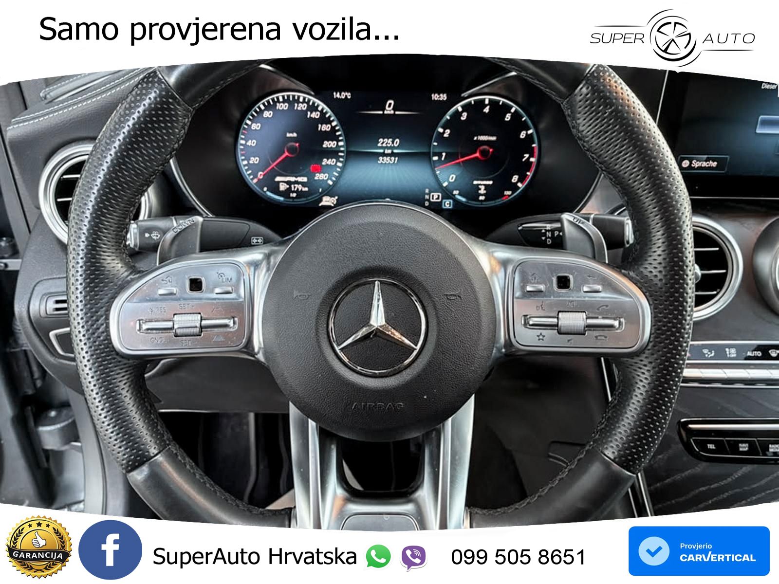 Mercedes AMG GLC 43 V6 (390 KS) 4MATIC TCT LED+GR SJED+ACC
