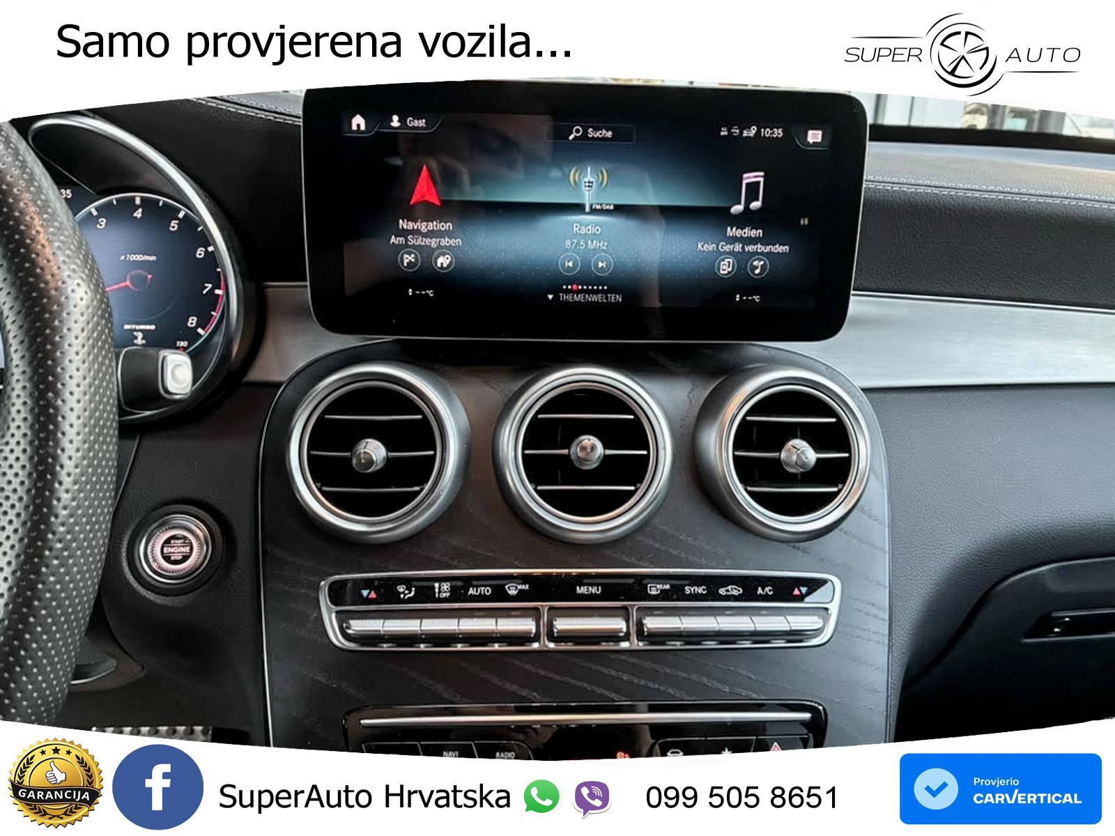 Mercedes AMG GLC 43 V6 (390 KS) 4MATIC TCT LED+GR SJED+ACC