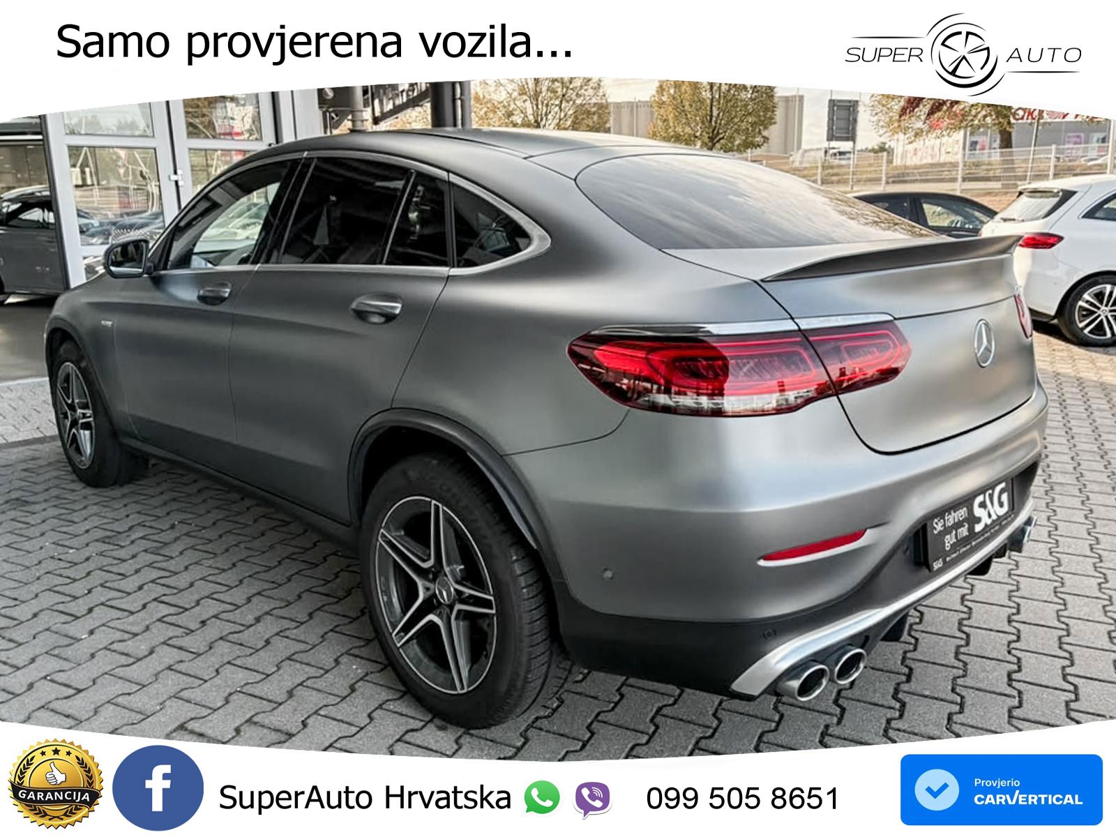 Mercedes AMG GLC 43 V6 (390 KS) 4MATIC TCT LED+GR SJED+ACC