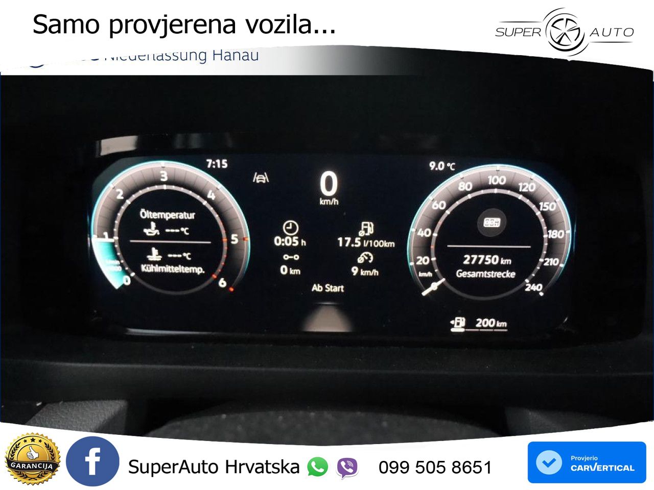 Volkswagen Crafter Kasten MR Navi Kamera Klima DAB Sitzhzg. 140 KS