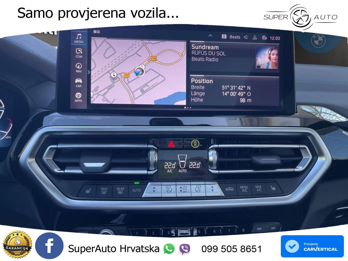 BMW iX3 80 kWh (286 KS) M Sport LED+GR SJED+ACC