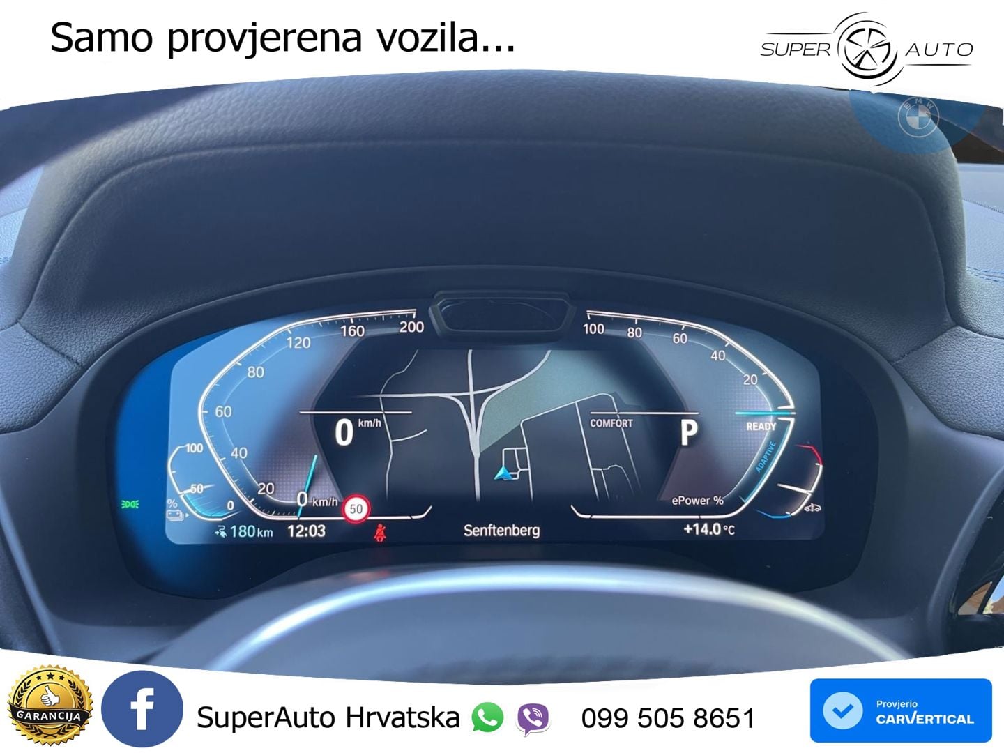 BMW iX3 80 kWh (286 KS) M Sport LED+GR SJED+ACC