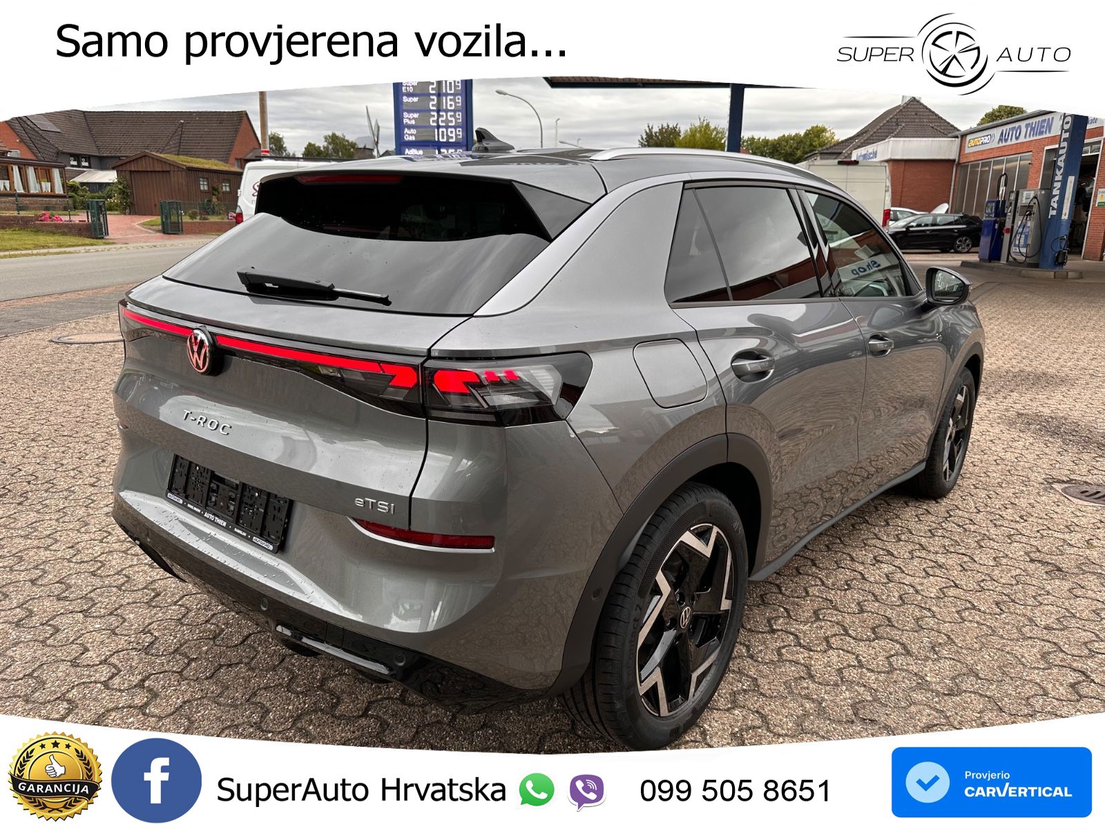 Volkswagen T-Roc 1.5 eTSI (150 KS)  DSG R-Line LED+GR SJED+ACC