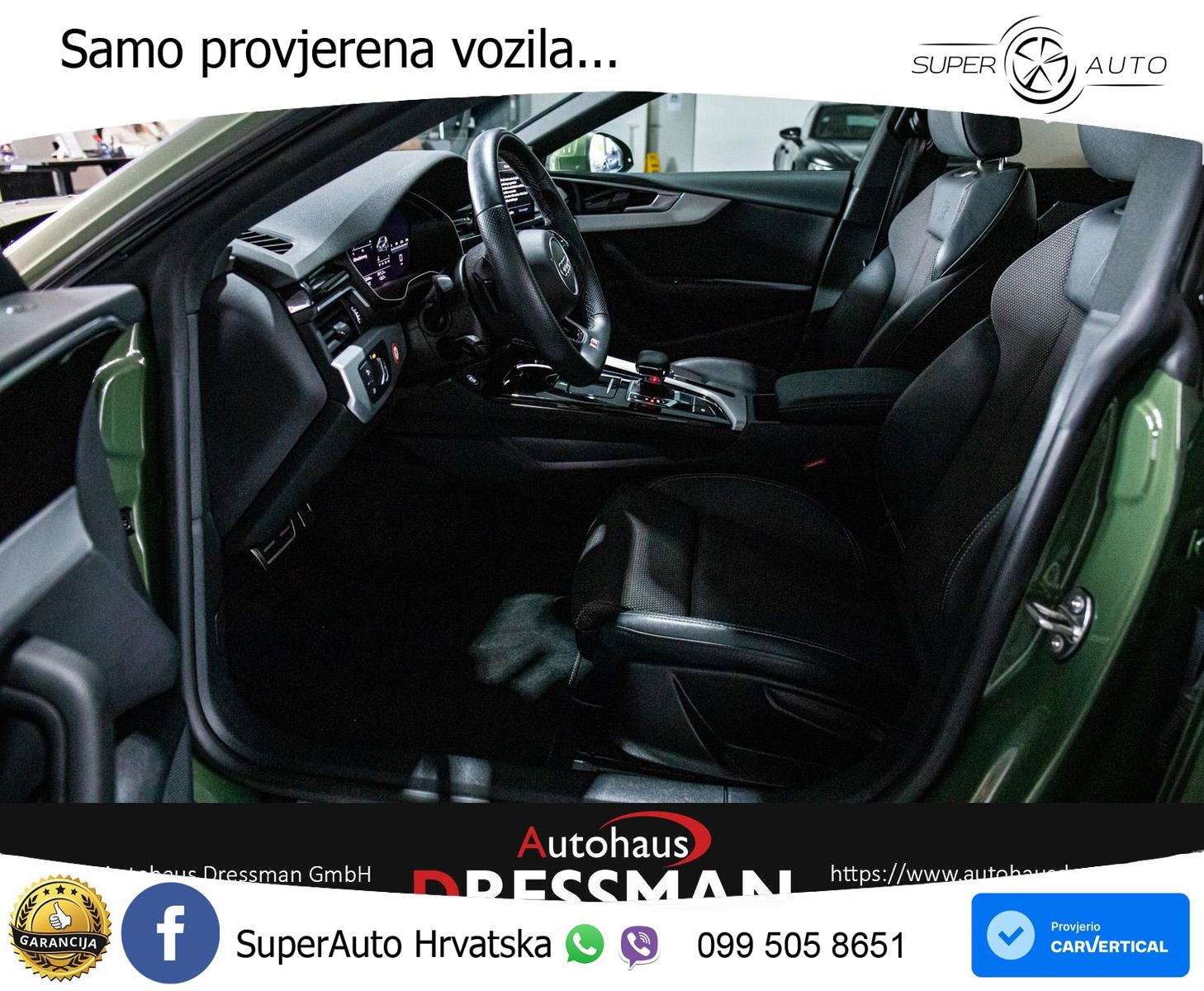 Audi A5 Sportback 50 TDI V6 (286 KS) quattro Tiptronic S line