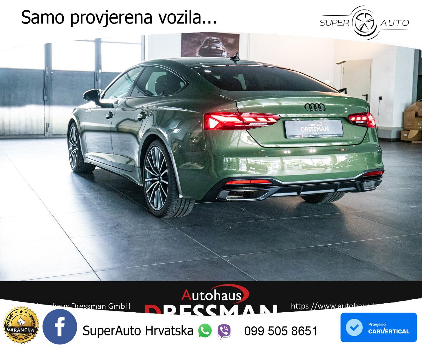 Audi A5 Sportback 50 TDI V6 (286 KS) quattro Tiptronic S line