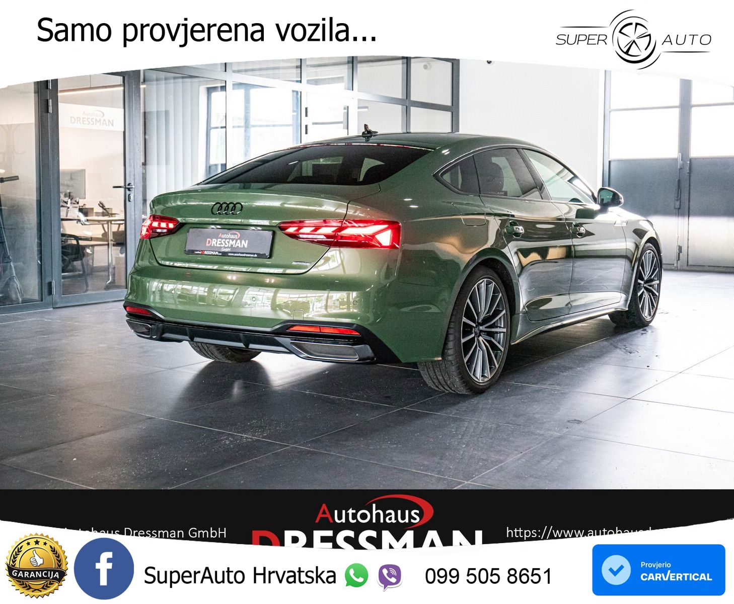 Audi A5 Sportback 50 TDI V6 (286 KS) quattro Tiptronic S line