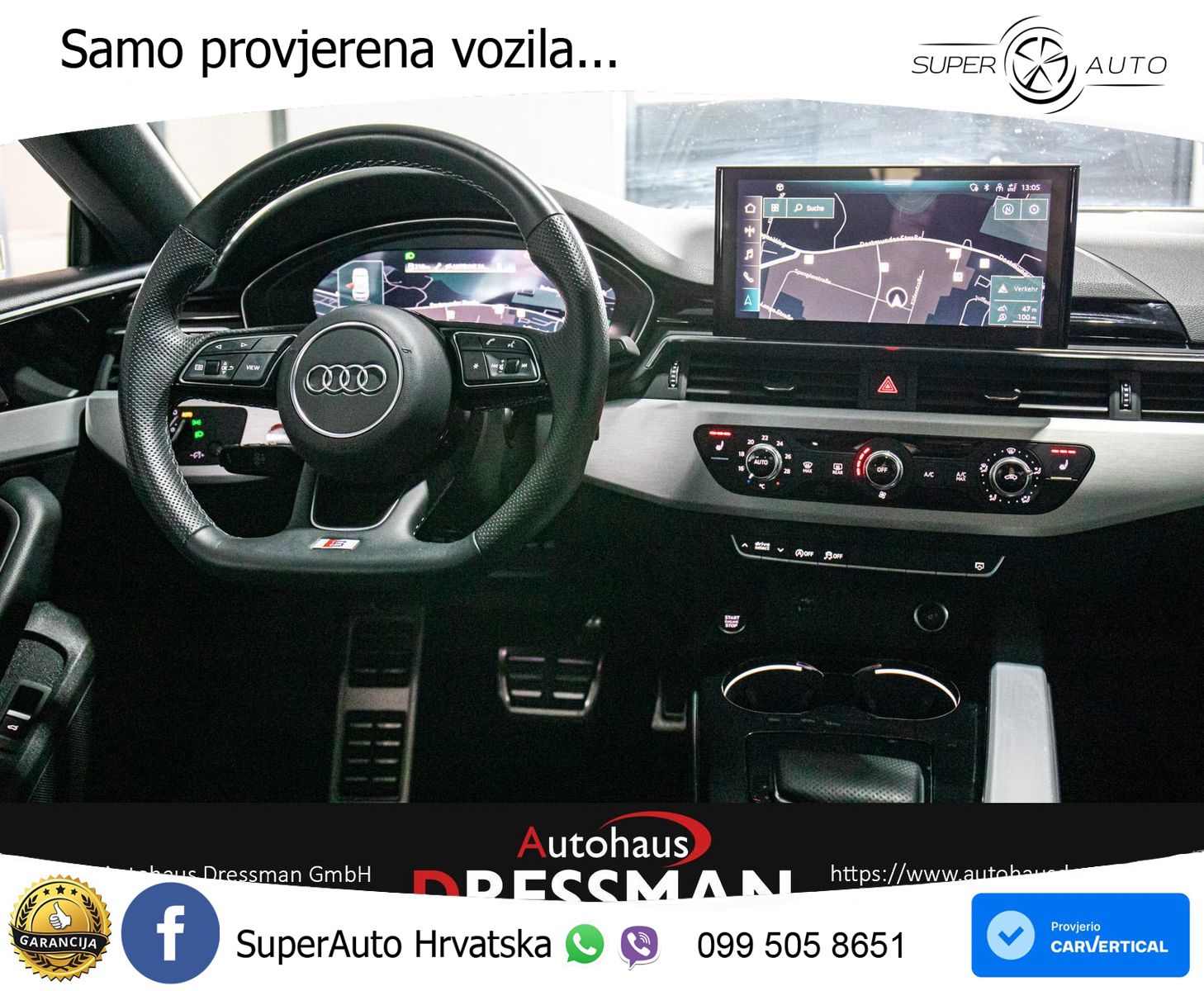 Audi A5 Sportback 50 TDI V6 (286 KS) quattro Tiptronic S line