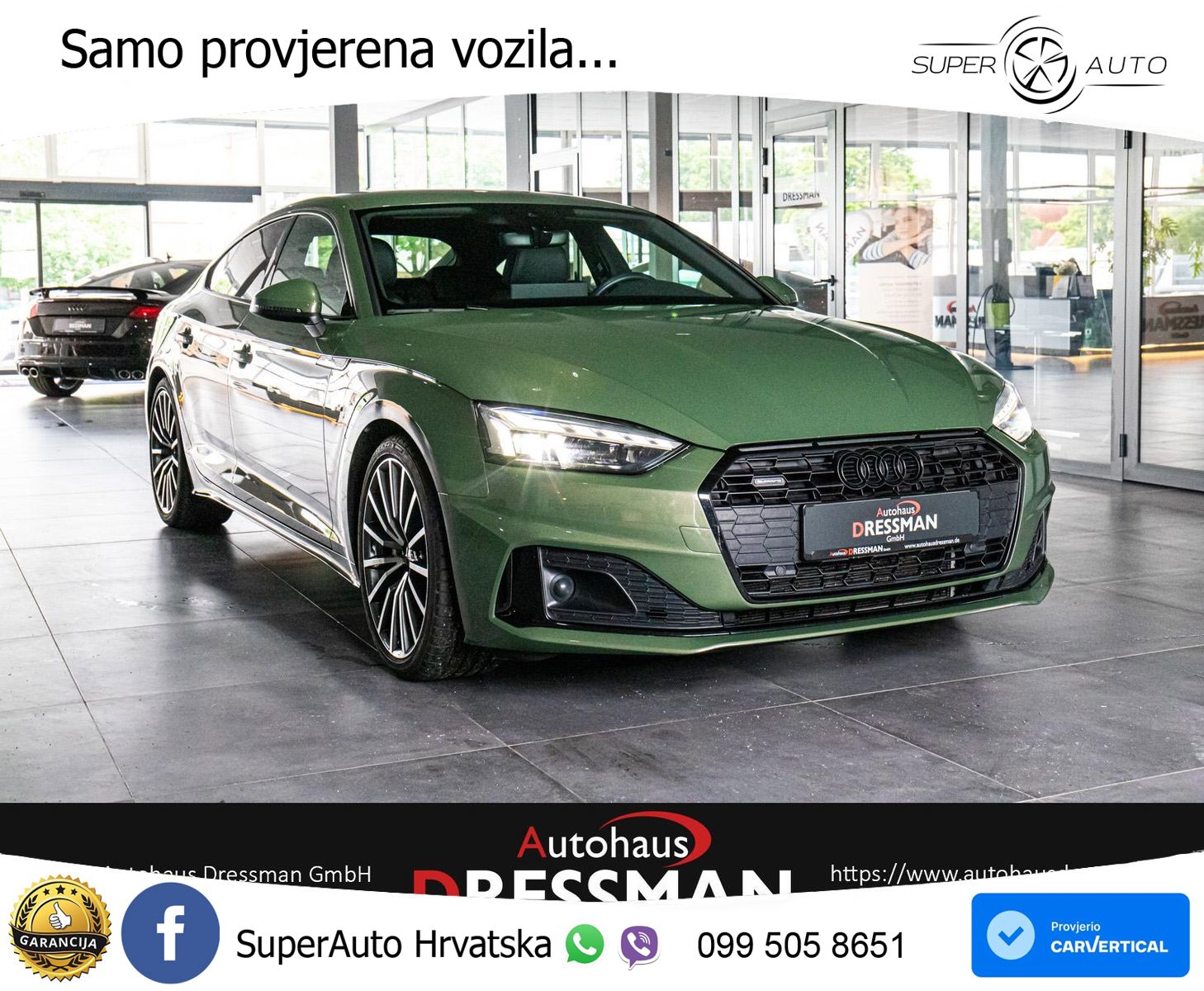 Audi A5 Sportback 50 TDI V6 (286 KS) quattro Tiptronic S line