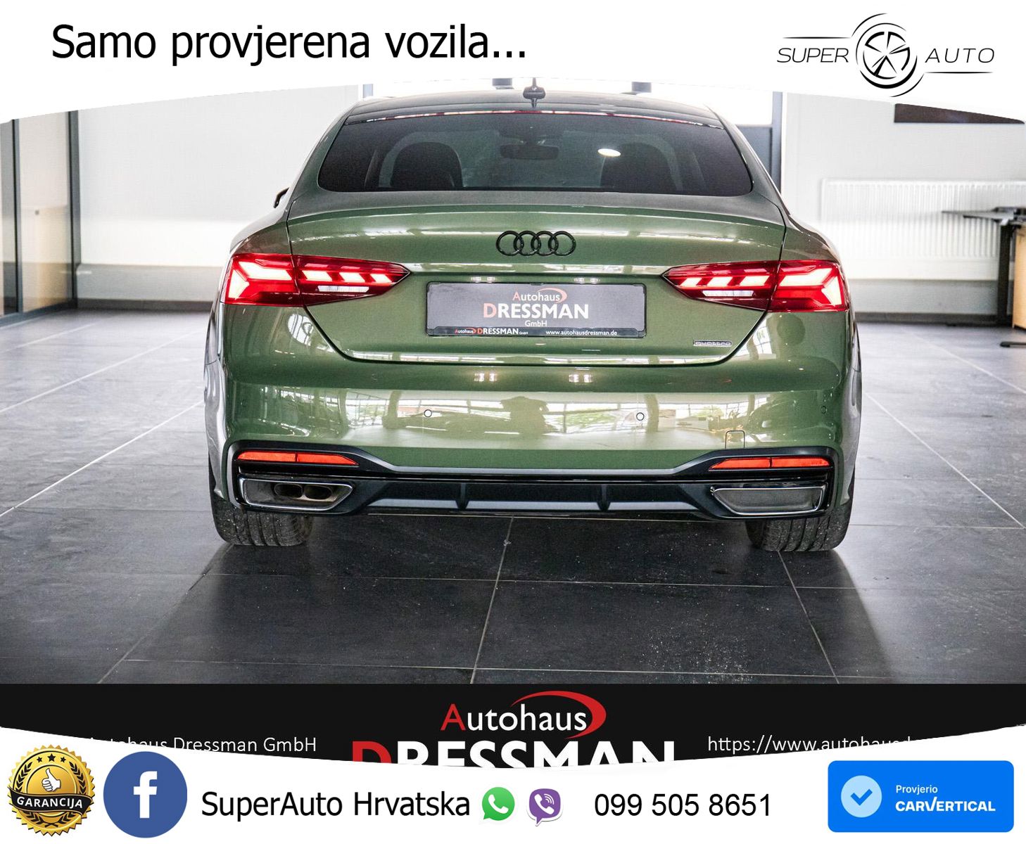 Audi A5 Sportback 50 TDI V6 (286 KS) quattro Tiptronic S line