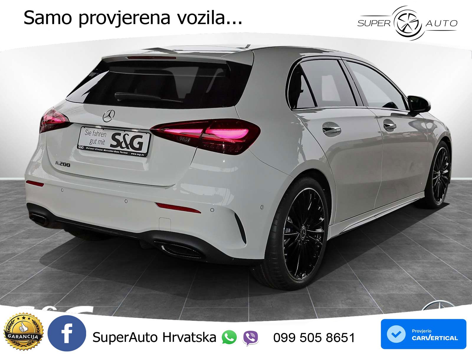 Mercedes-Benz A 200 7G-DCT AMG LED+GR SJED+ACC