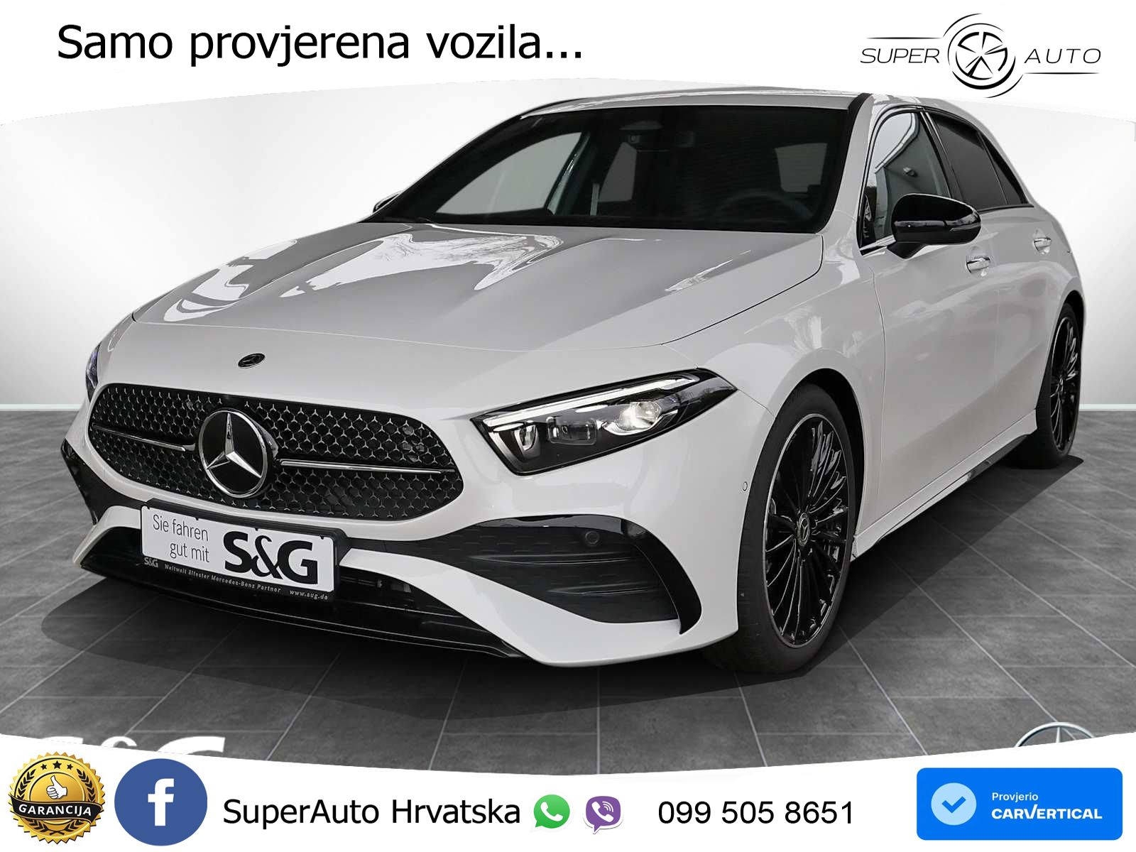Mercedes-Benz A 200 7G-DCT AMG LED+GR SJED+ACC