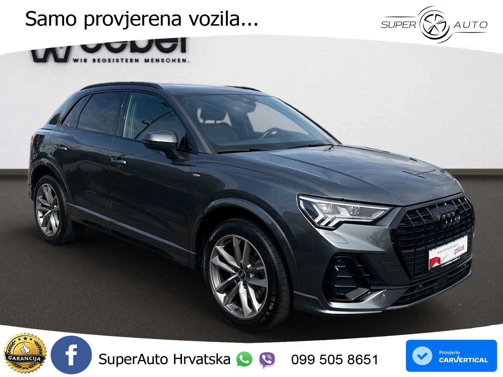 Audi Q3 45 TFSIe (245 KS) S tronic S line MATRIX+GR SJED+KAM