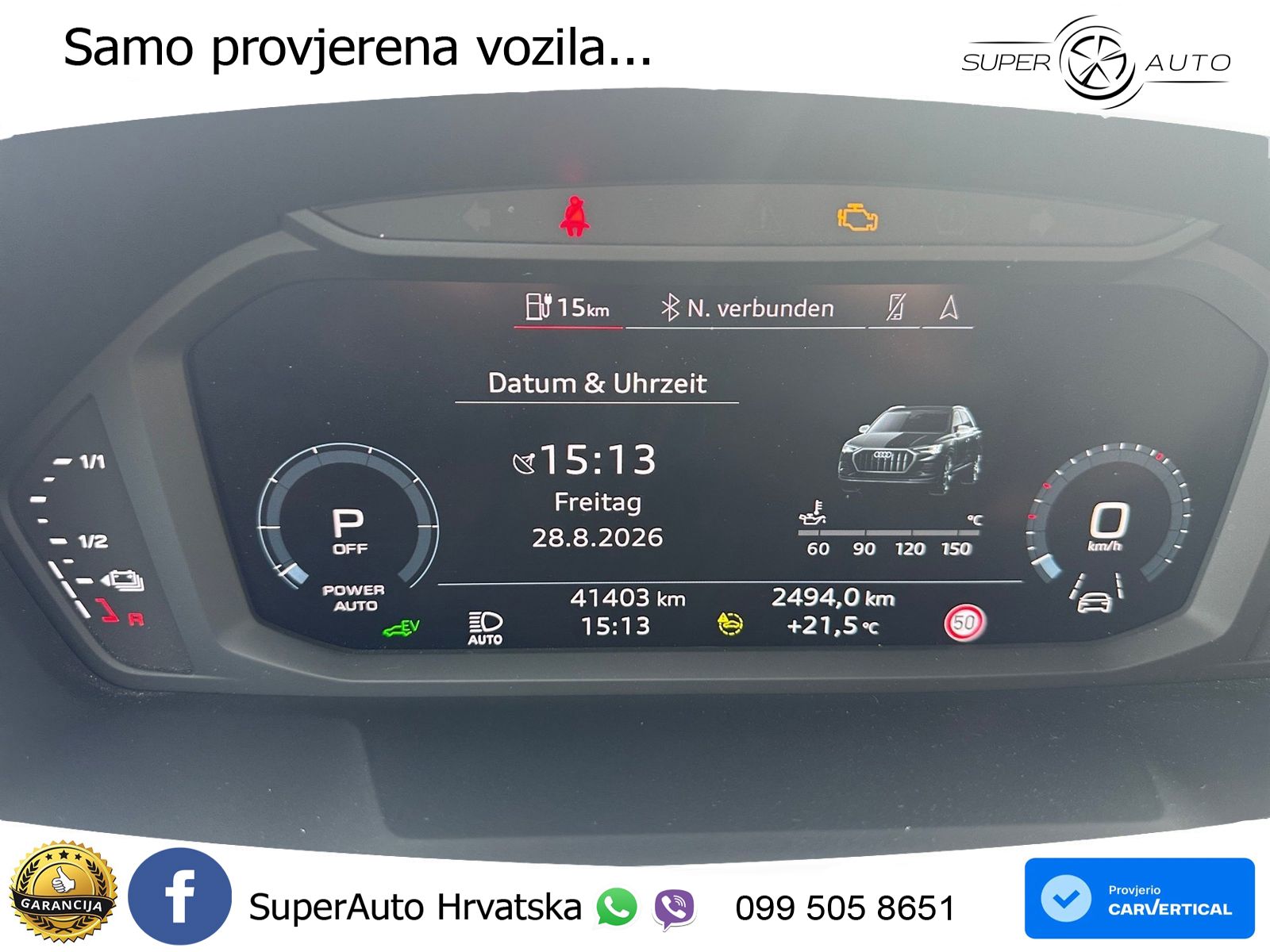Audi Q3 45 TFSIe (245 KS) S tronic S line MATRIX+GR SJED+KAM