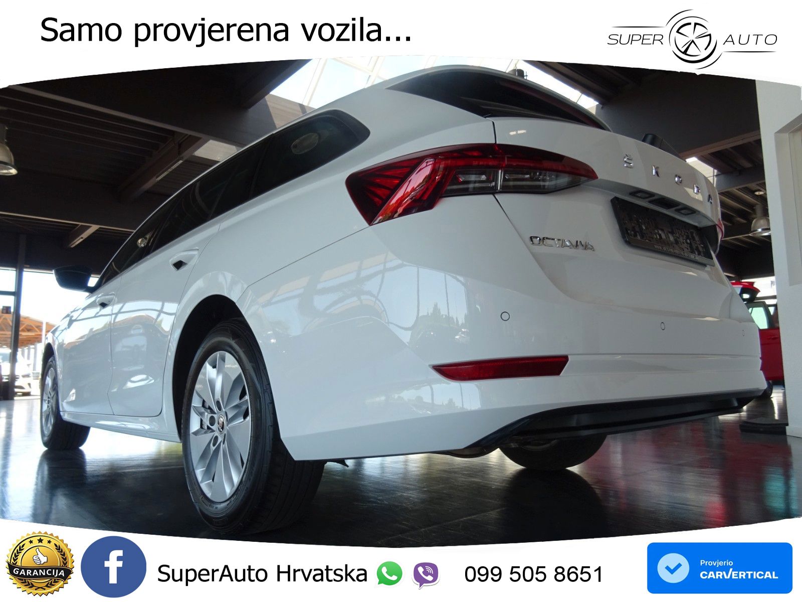 Škoda Octavia Combi 2.0 TDI (150 KS) DSG LED+GR SJED+ACC