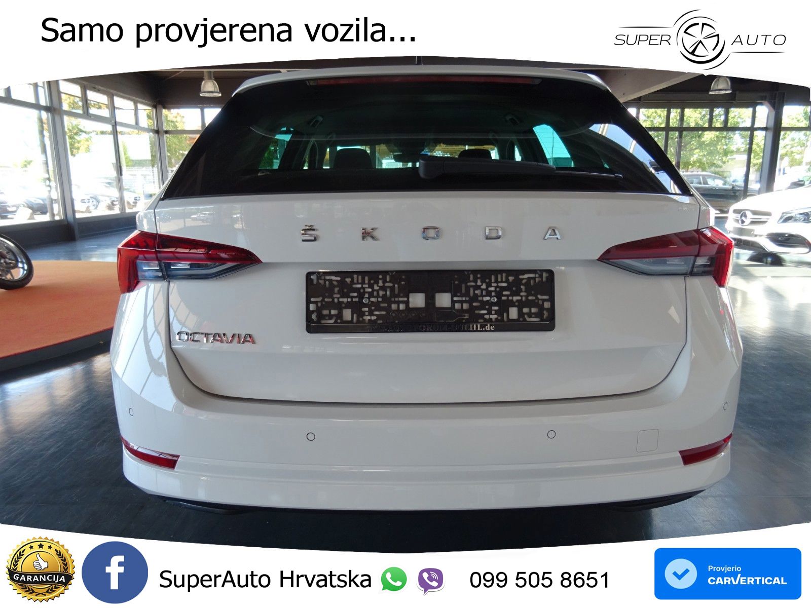Škoda Octavia Combi 2.0 TDI (150 KS) DSG LED+GR SJED+ACC