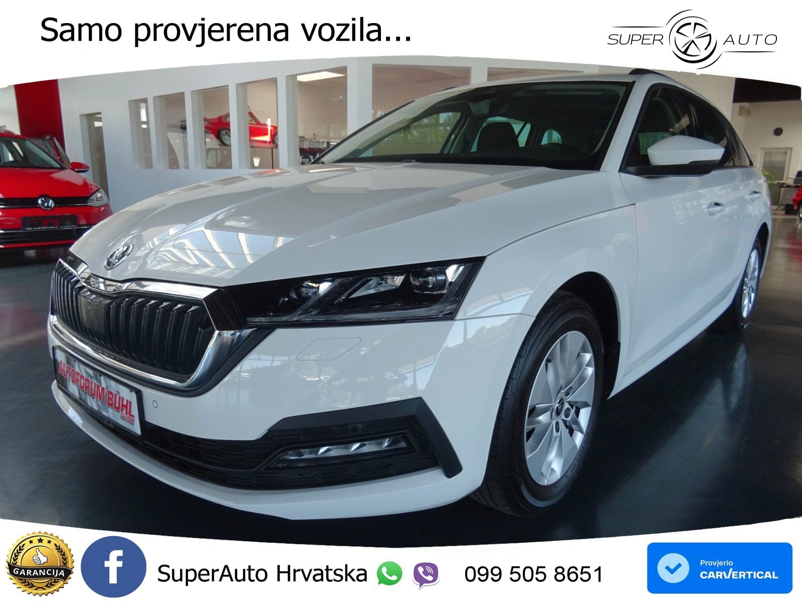 Škoda Octavia Combi 2.0 TDI (150 KS) DSG LED+GR SJED+ACC