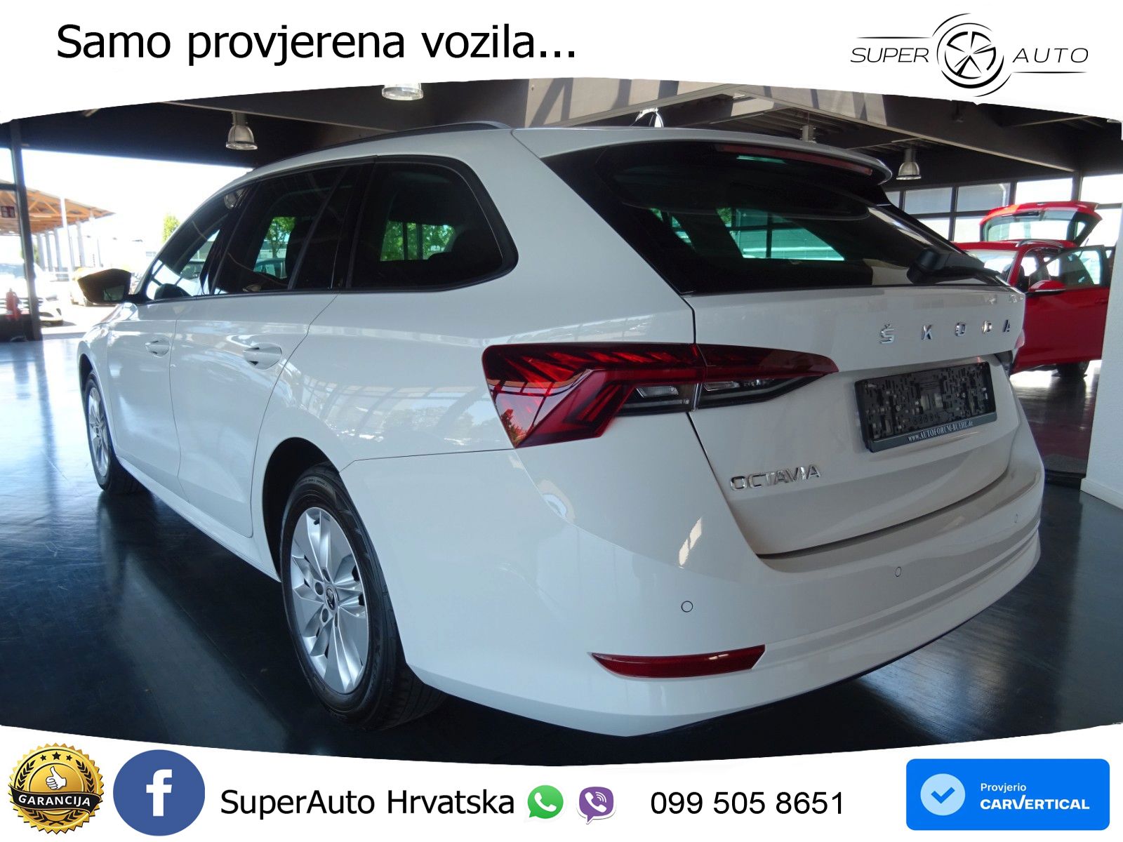 Škoda Octavia Combi 2.0 TDI (150 KS) DSG LED+GR SJED+ACC