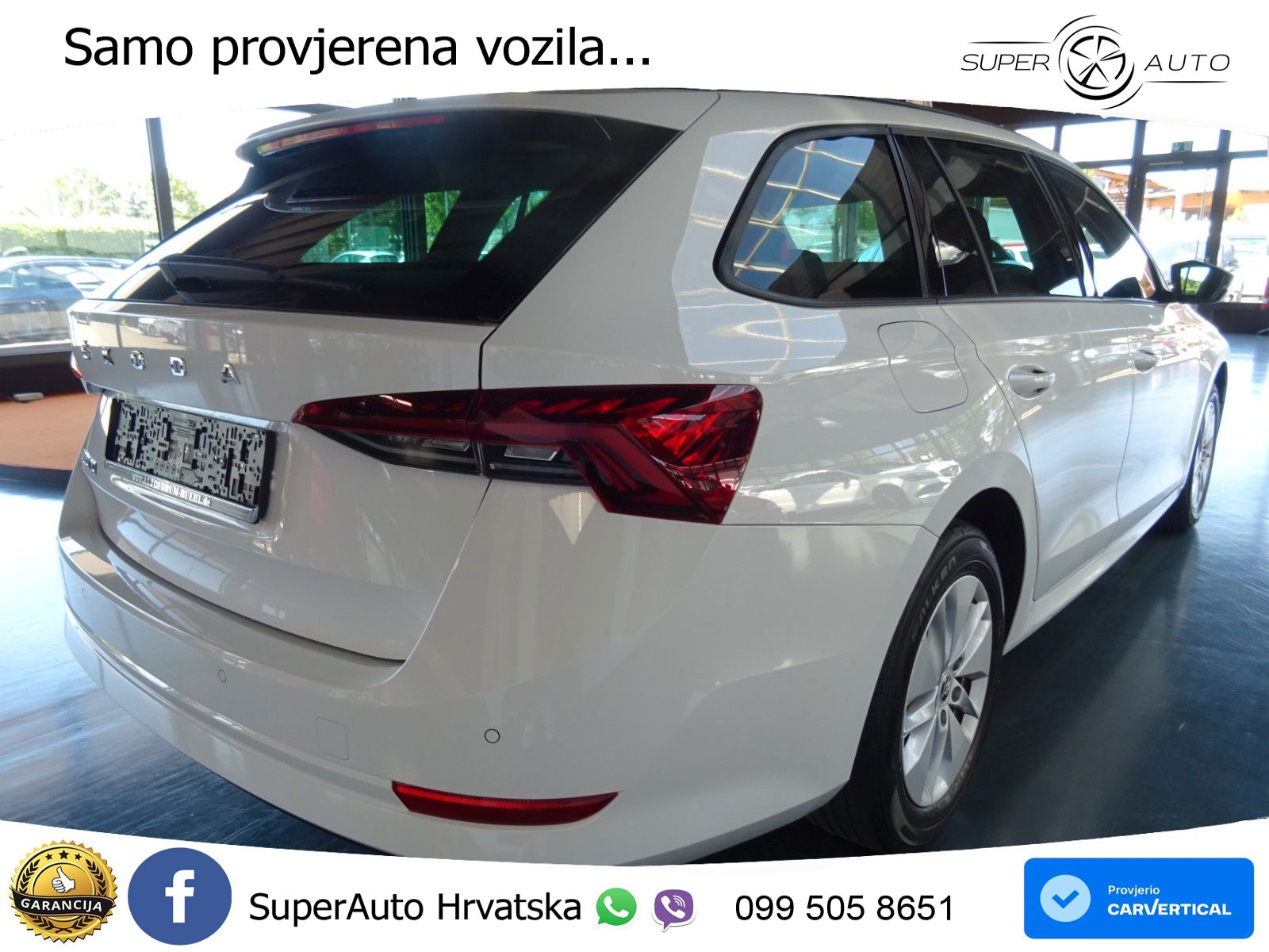 Škoda Octavia Combi 2.0 TDI (150 KS) DSG LED+GR SJED+ACC