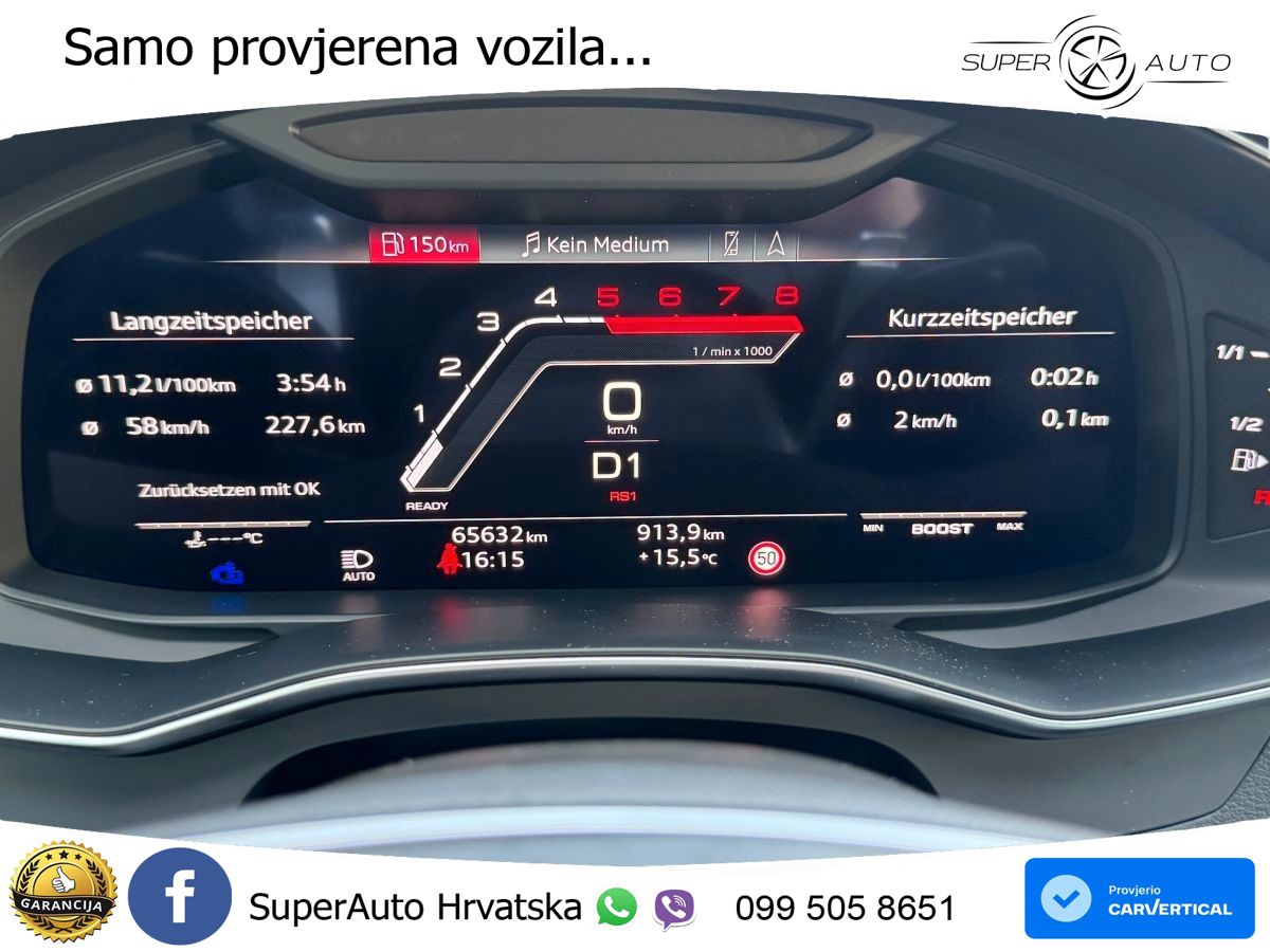 Audi RS6 Avant 4.0 TFSI V8 (600 KS) quattro Tiptronic LED+GR SJED+ACC