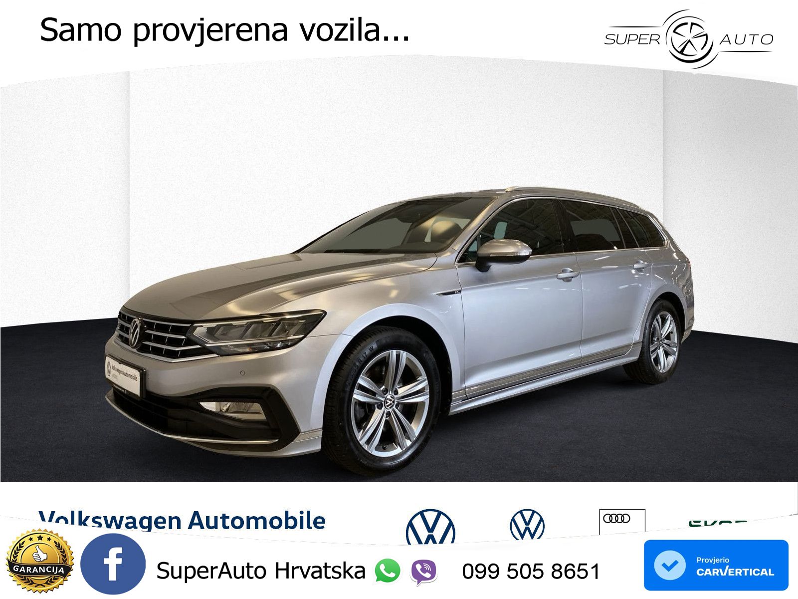 Volkswagen Passat Variant 2.0 TSI (190 KS) DSG Business LED+GR SJED+ACC