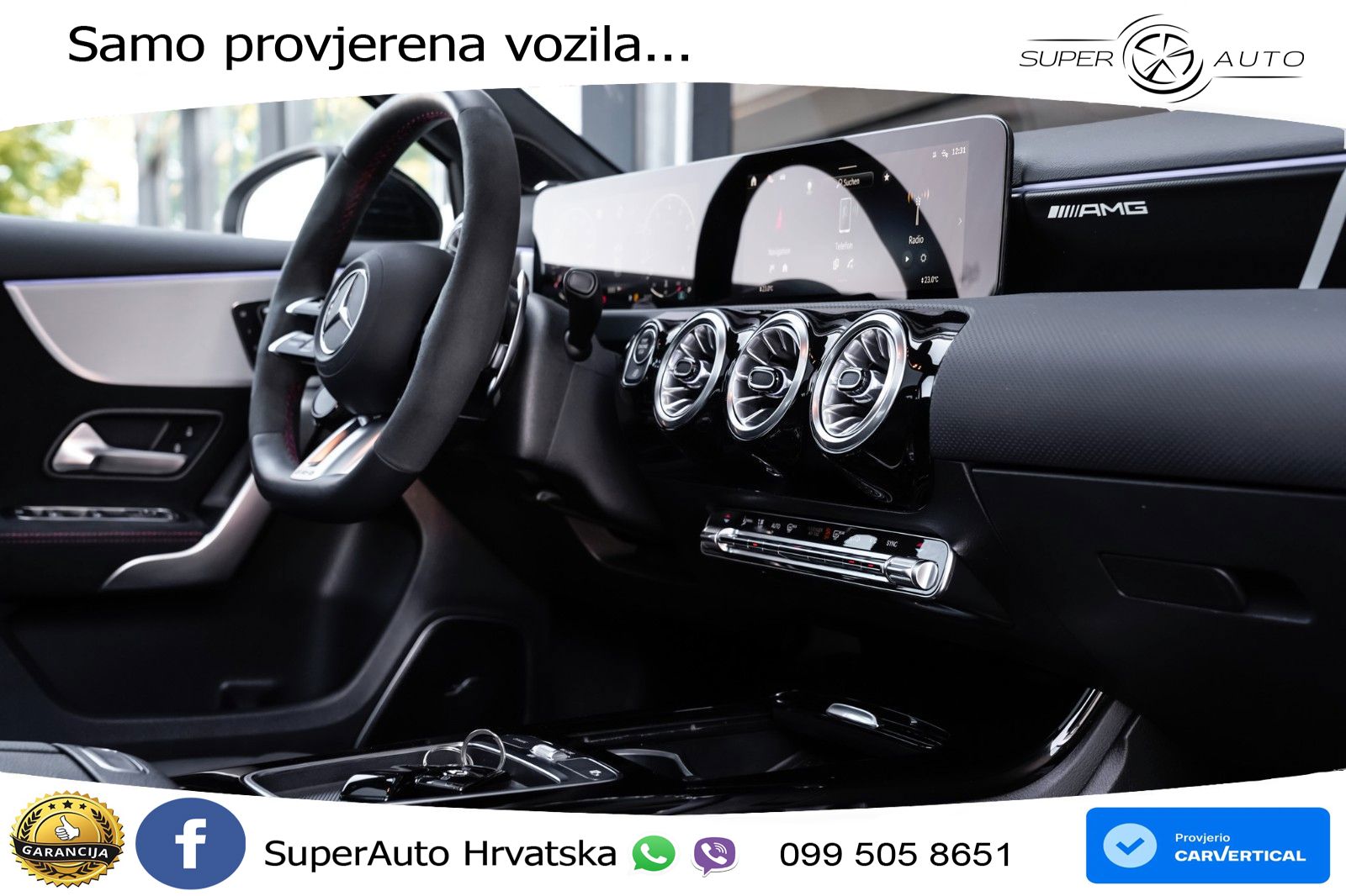 Mercedes-Benz AMG A 45 S 4MATIC+ AMG SPEEDSHIFT DCT 8G ACC+HEAD+GR SJED+360+PANO