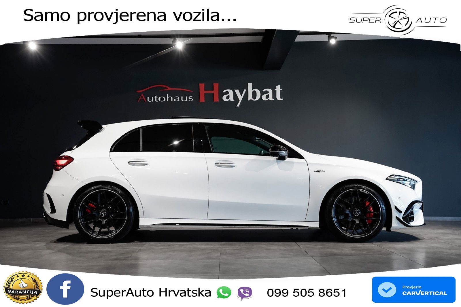 Mercedes-Benz AMG A 45 S 4MATIC+ AMG SPEEDSHIFT DCT 8G ACC+HEAD+GR SJED+360+PANO