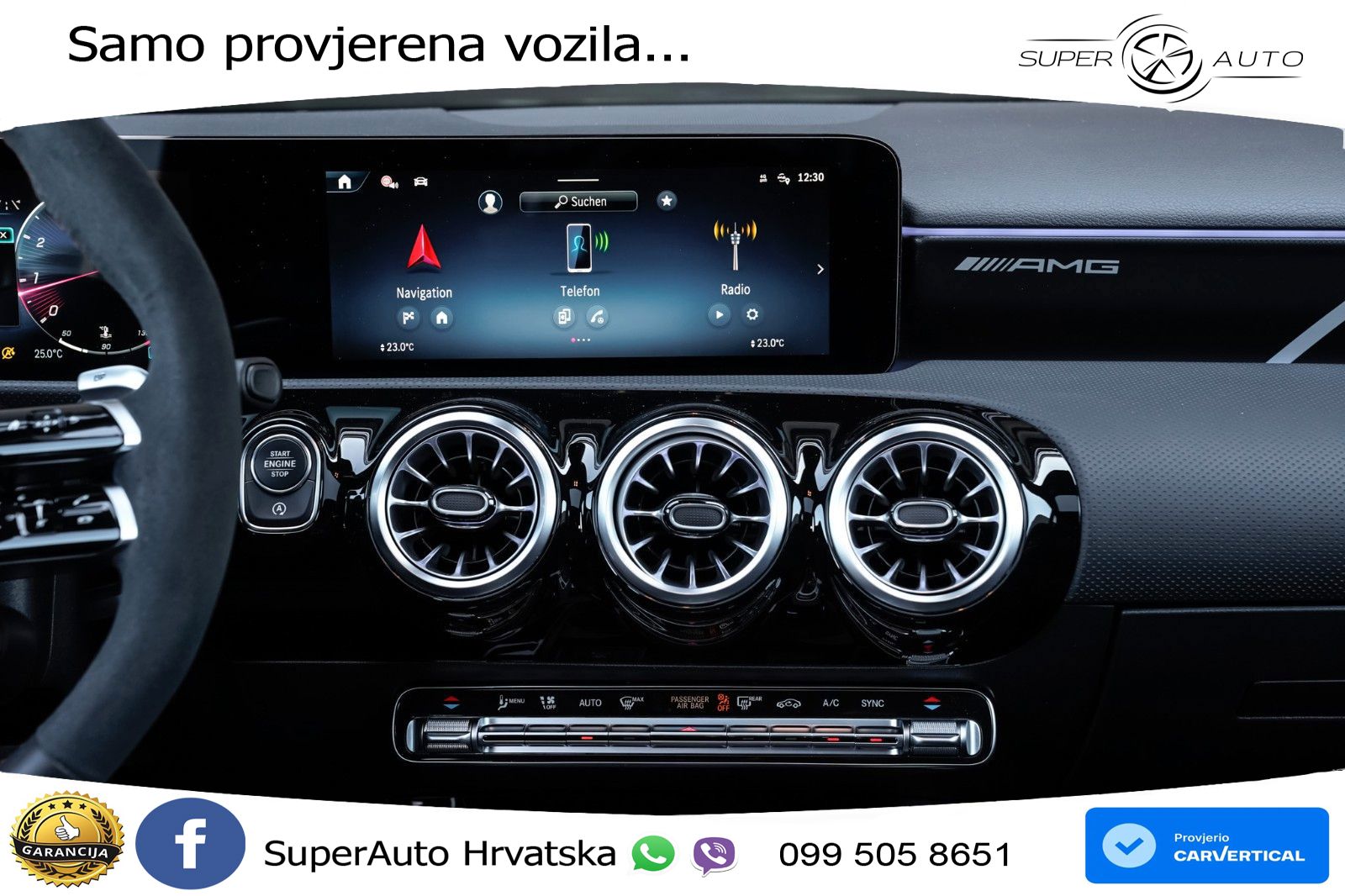 Mercedes-Benz AMG A 45 S 4MATIC+ AMG SPEEDSHIFT DCT 8G ACC+HEAD+GR SJED+360+PANO