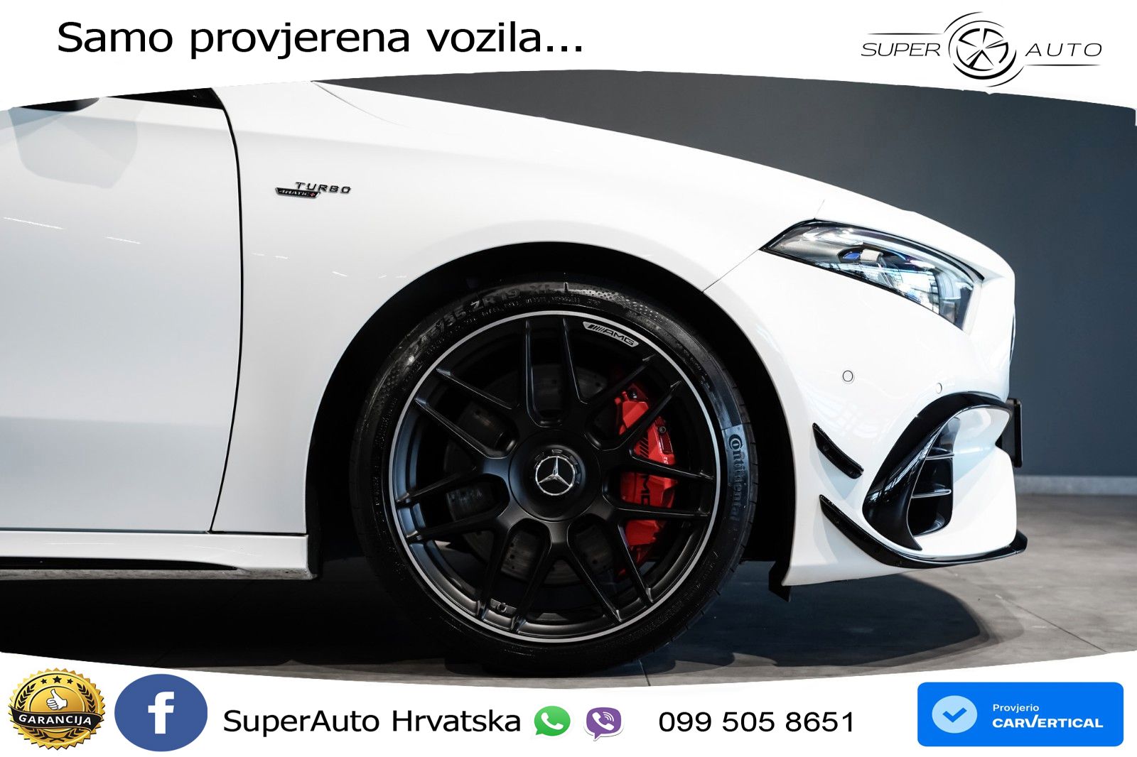 Mercedes-Benz AMG A 45 S 4MATIC+ AMG SPEEDSHIFT DCT 8G ACC+HEAD+GR SJED+360+PANO