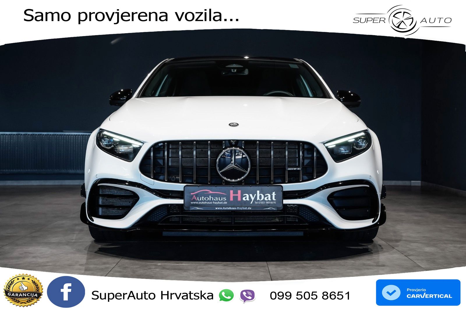 Mercedes-Benz AMG A 45 S 4MATIC+ AMG SPEEDSHIFT DCT 8G ACC+HEAD+GR SJED+360+PANO