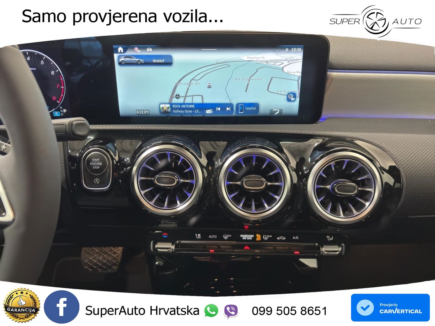 Mercedes-Benz A 200 7G-DCT LED+GR SJED+ACC