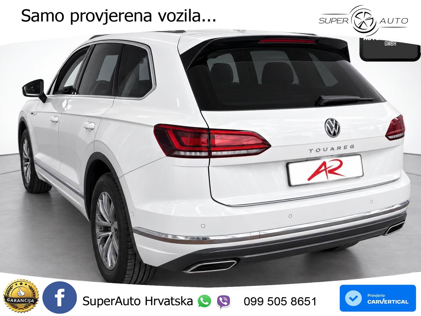 Volkswagen Touareg 3.0 V6 TDI (286 KS) 4MOTION Tiptronic ZRAČNI+ACC+4xGR SJED+KAM