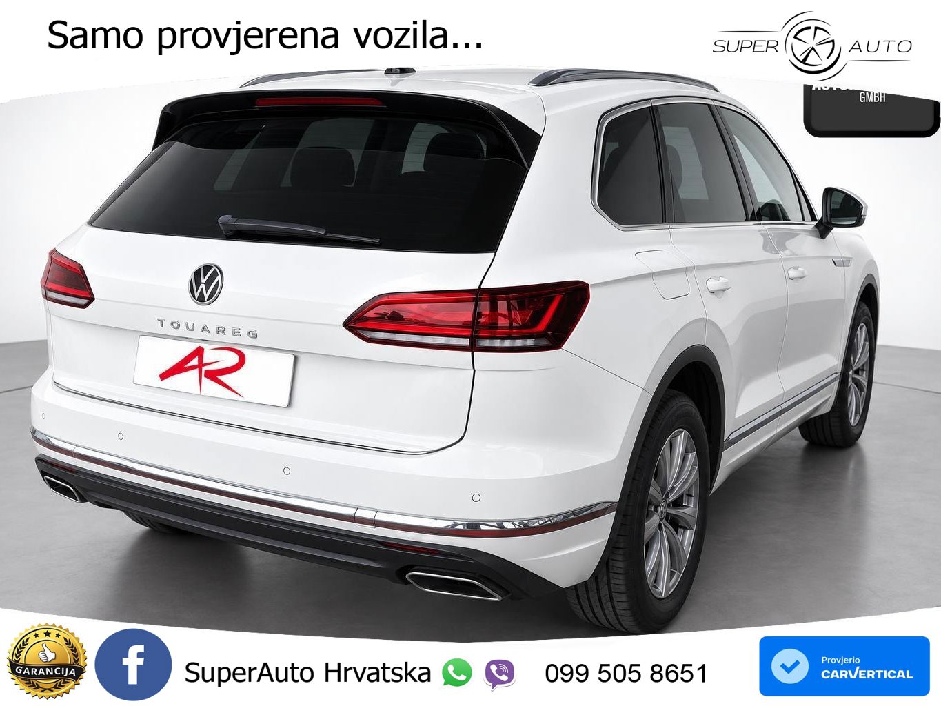 Volkswagen Touareg 3.0 V6 TDI (286 KS) 4MOTION Tiptronic ZRAČNI+ACC+4xGR SJED+KAM