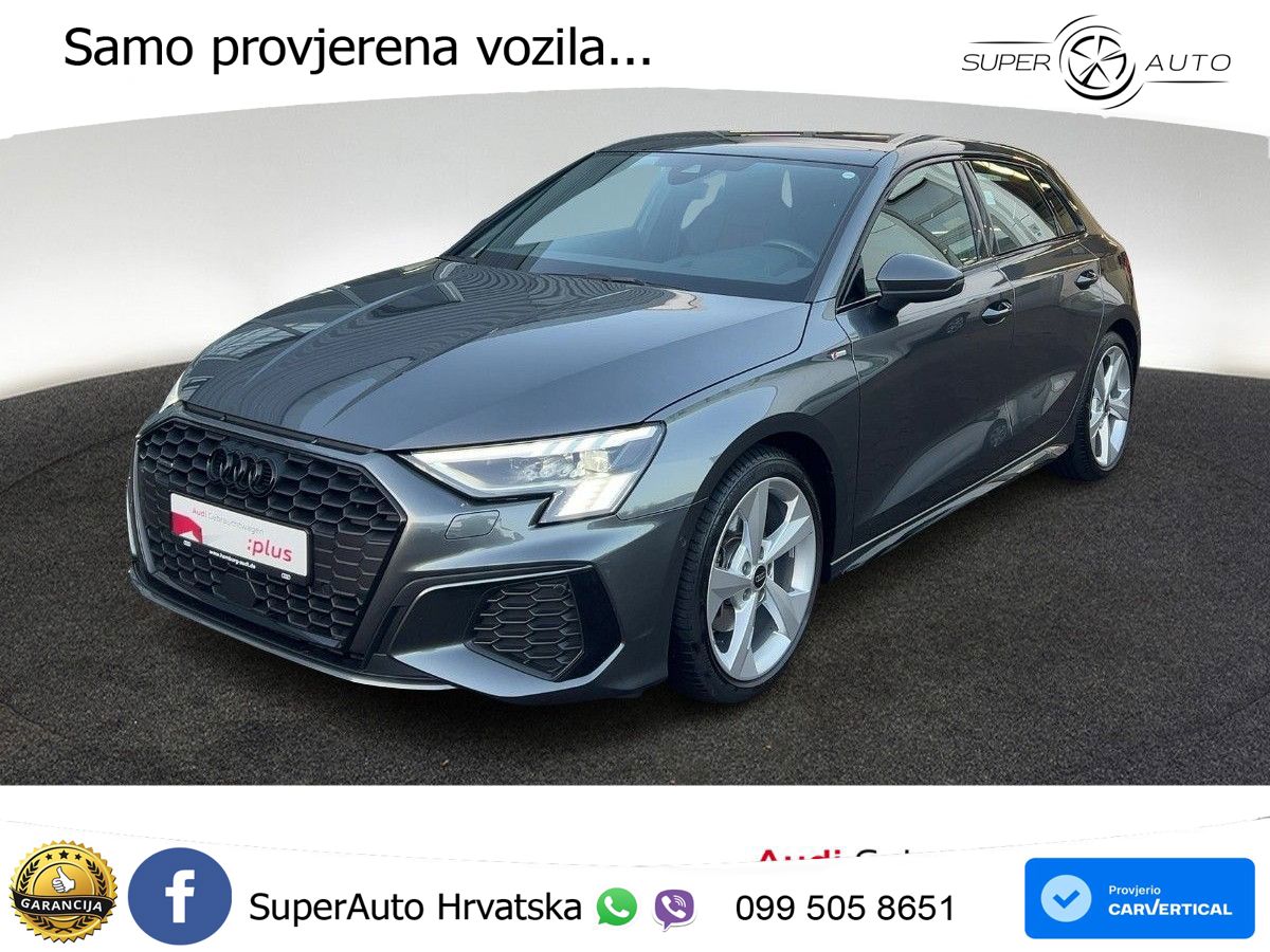 Audi A3 40 TFSI (190 KS) quattro S tronic S line MATRIX+GR SJED+KAM