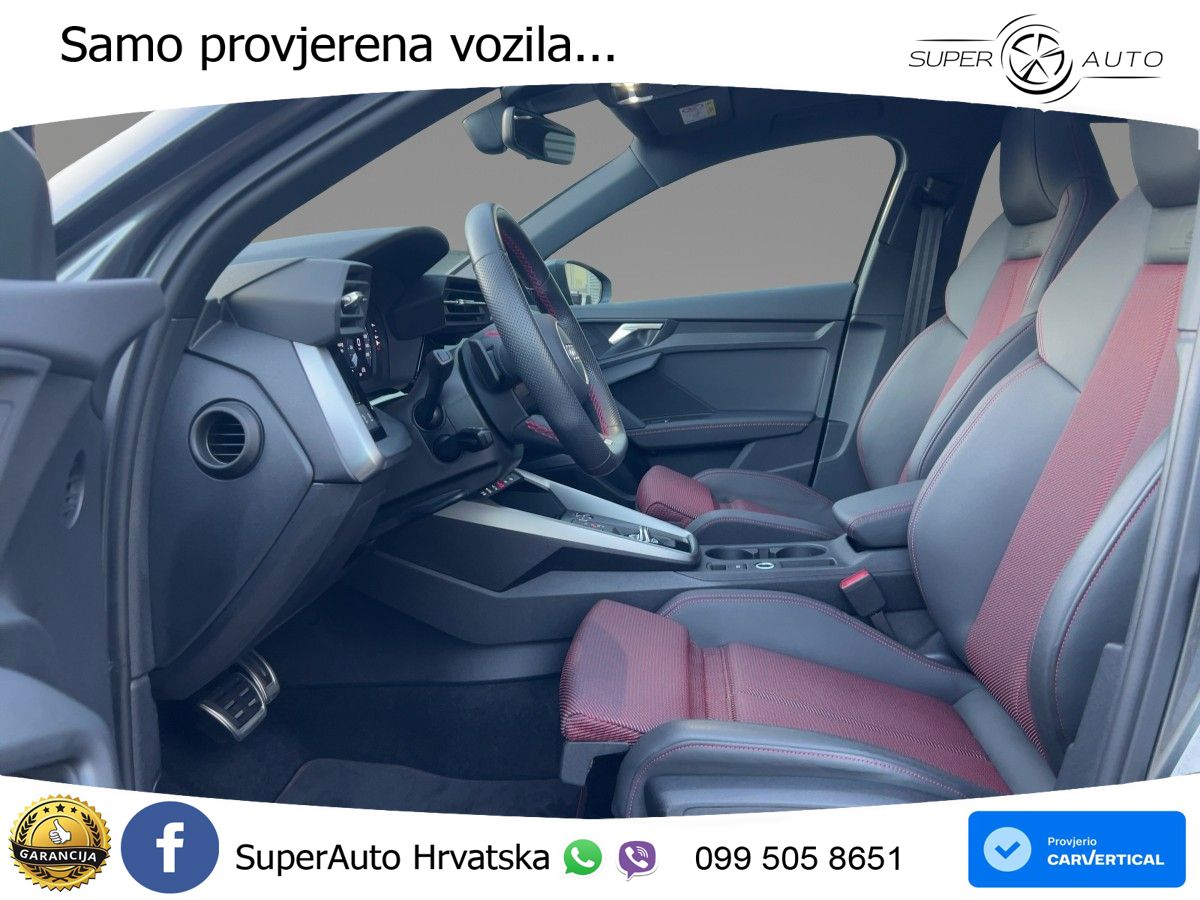 Audi A3 40 TFSI (190 KS) quattro S tronic S line MATRIX+GR SJED+KAM