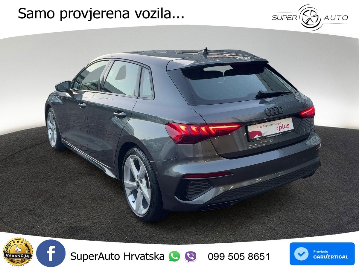 Audi A3 40 TFSI (190 KS) quattro S tronic S line MATRIX+GR SJED+KAM