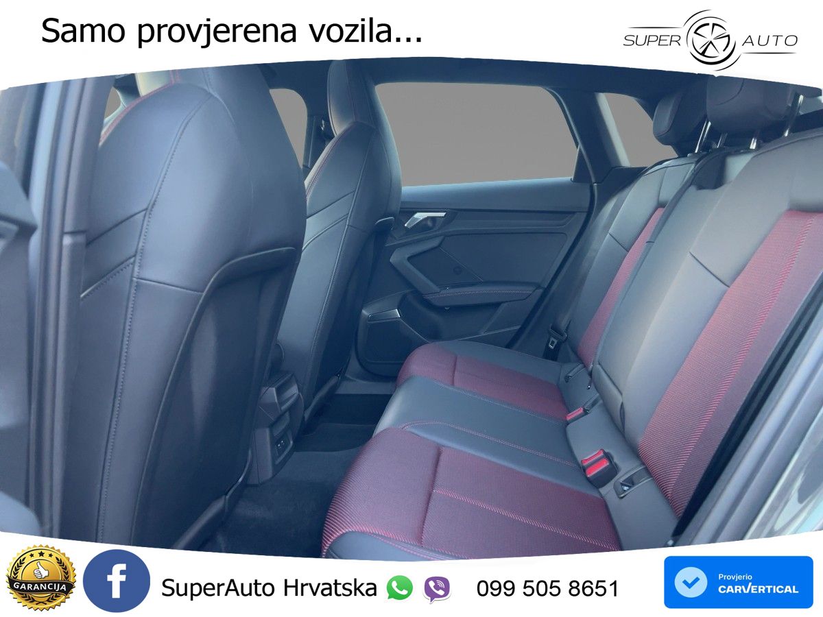Audi A3 40 TFSI (190 KS) quattro S tronic S line MATRIX+GR SJED+KAM