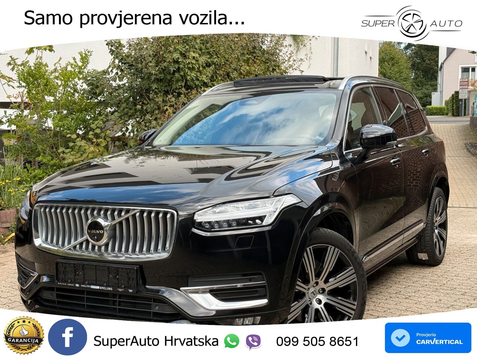 Volvo XC90 2.0 B5 Diesel AWD Automatic ACC+HEAD+4xGR SJED+360+PANO