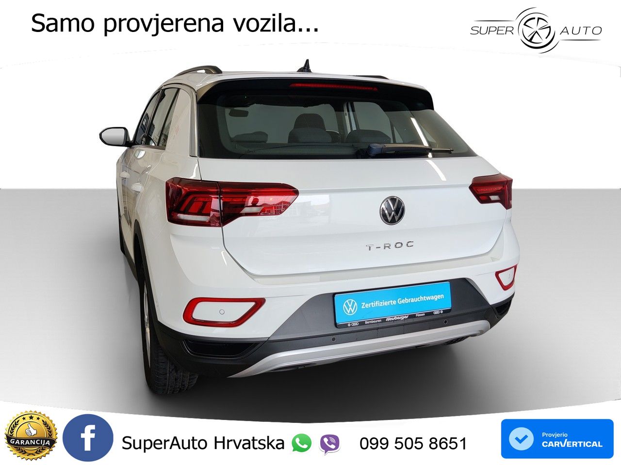 Volkswagen T-Roc 1.5 TSI (150 KS) DSG LED+GR SJED+ACC