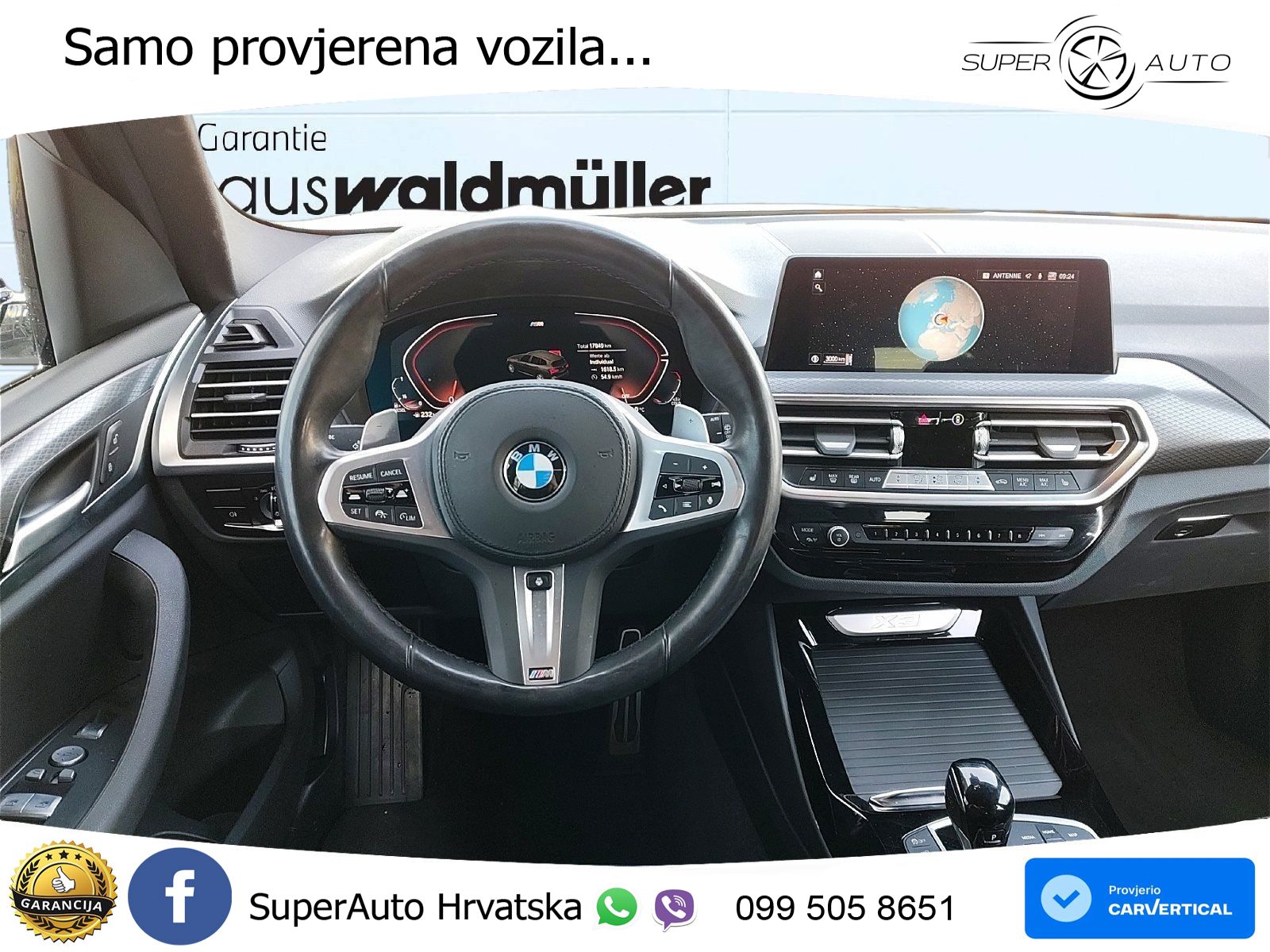 BMW X3 20d xDrive Steptronic M Sport LED+GR SJED+ACC