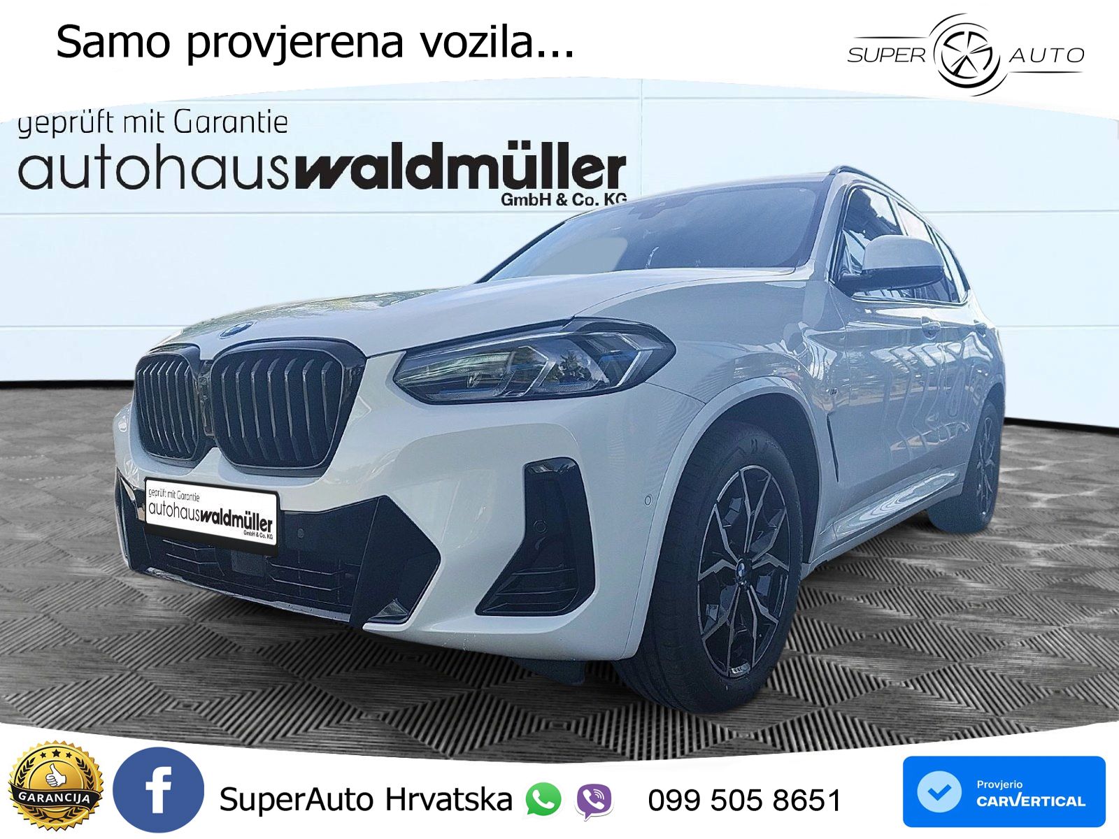 BMW X3 20d xDrive Steptronic M Sport LED+GR SJED+ACC