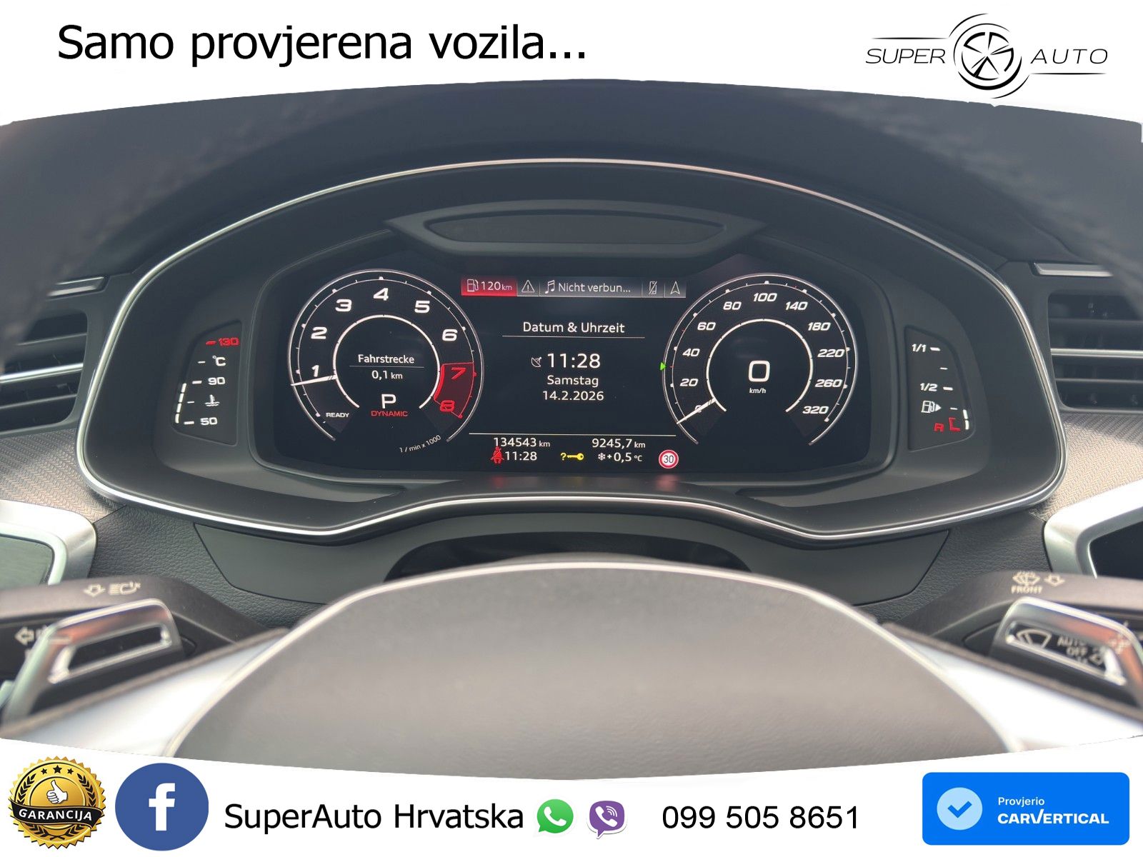 Audi RS6 Avant 4.0 TFSI V8 (600 KS) quattro Tiptronic ZRAČNI+ACC+GR SJED+KAM+PANO