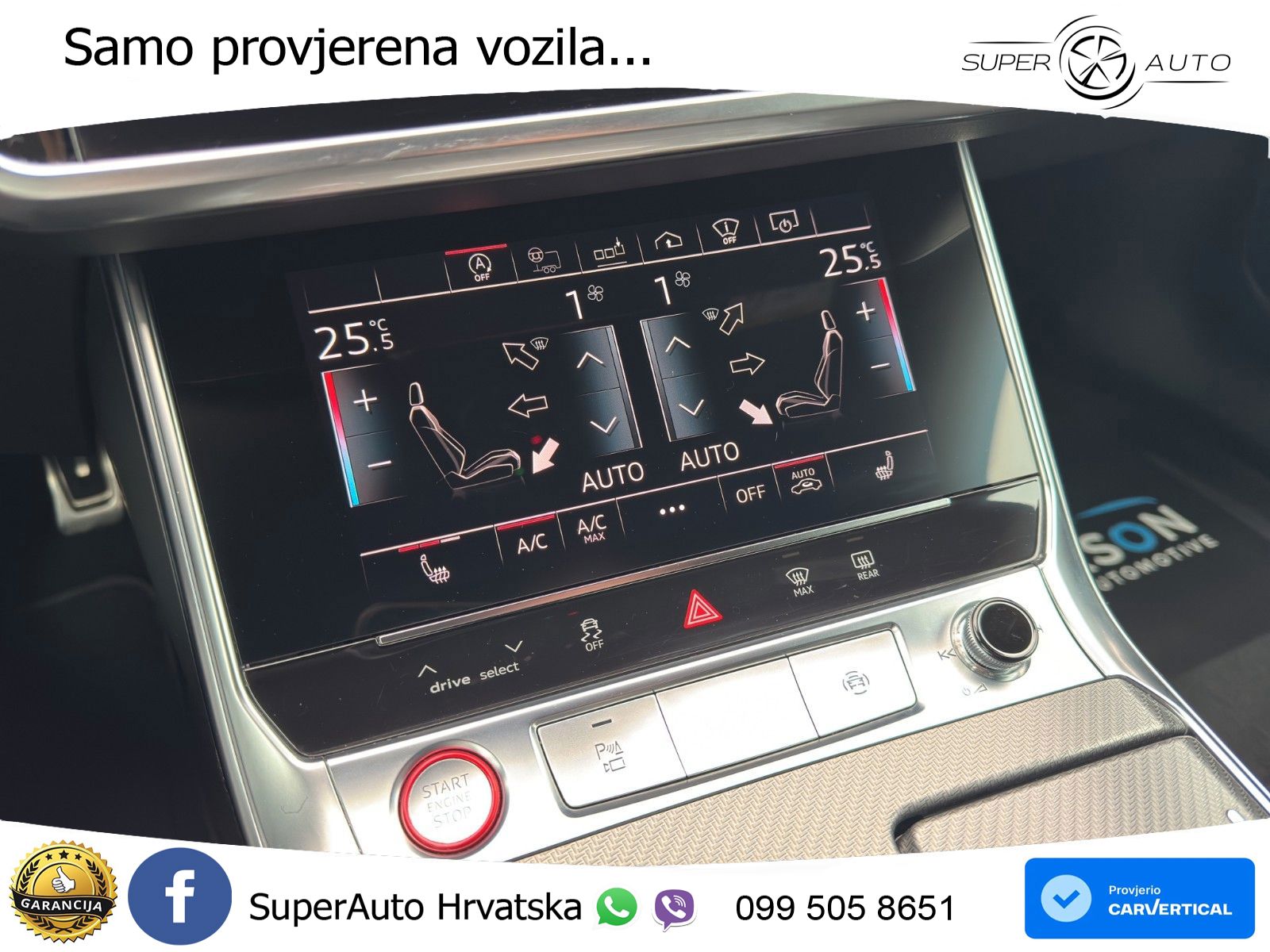 Audi RS6 Avant 4.0 TFSI V8 (600 KS) quattro Tiptronic ZRAČNI+ACC+GR SJED+KAM+PANO