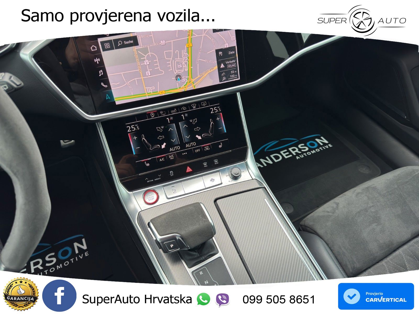 Audi RS6 Avant 4.0 TFSI V8 (600 KS) quattro Tiptronic ZRAČNI+ACC+GR SJED+KAM+PANO