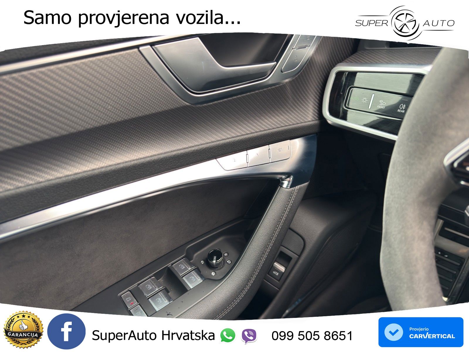 Audi RS6 Avant 4.0 TFSI V8 (600 KS) quattro Tiptronic ZRAČNI+ACC+GR SJED+KAM+PANO