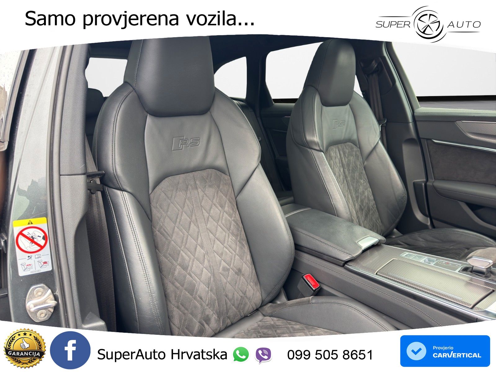 Audi RS6 Avant 4.0 TFSI V8 (600 KS) quattro Tiptronic ZRAČNI+ACC+GR SJED+KAM+PANO