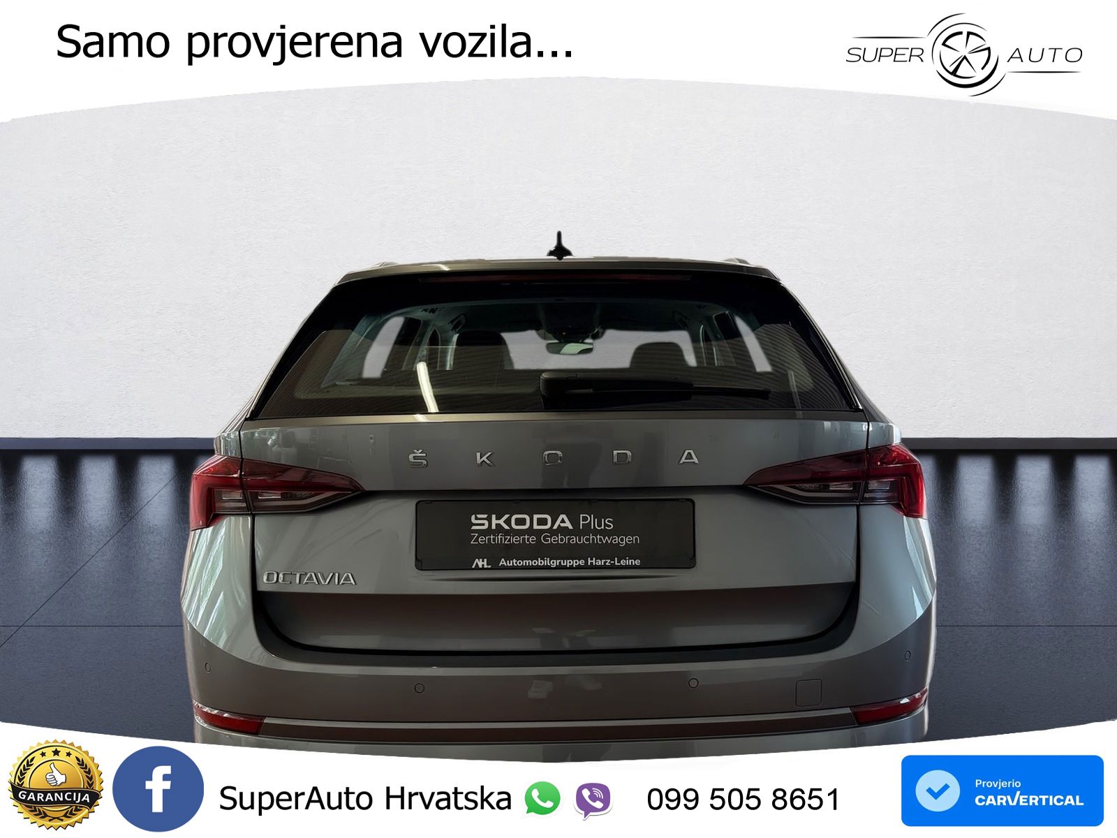 Škoda Octavia Combi 2.0 TDI (150 KS) DSG LED+GR SJED+ACC