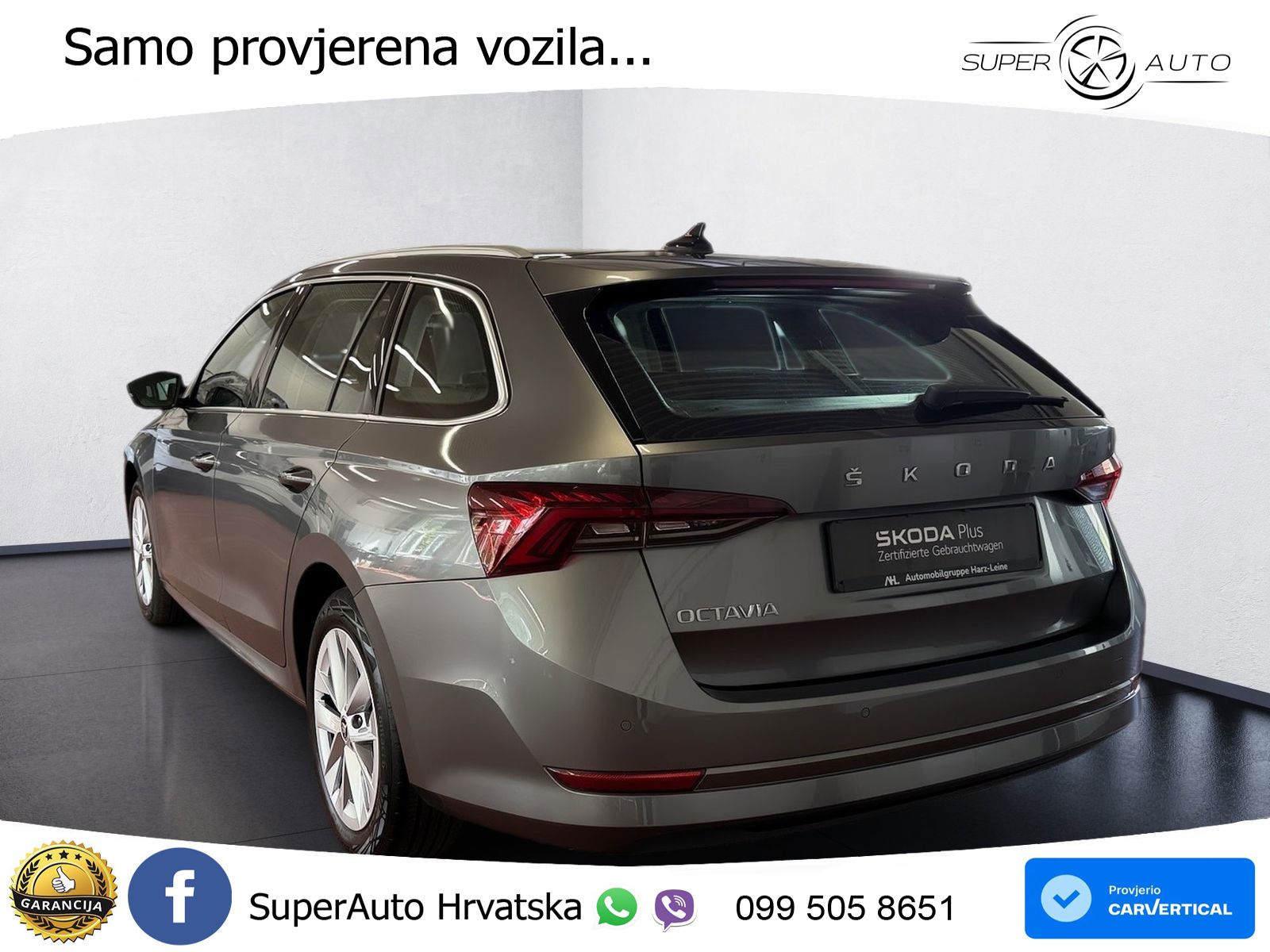 Škoda Octavia Combi 2.0 TDI (150 KS) DSG LED+GR SJED+ACC