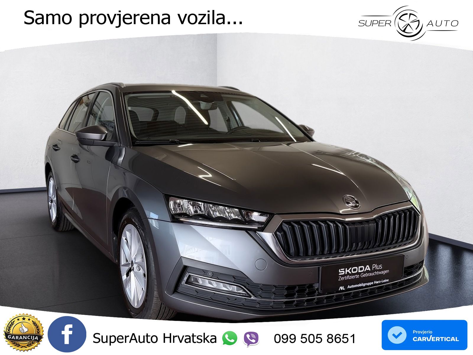 Škoda Octavia Combi 2.0 TDI (150 KS) DSG LED+GR SJED+ACC