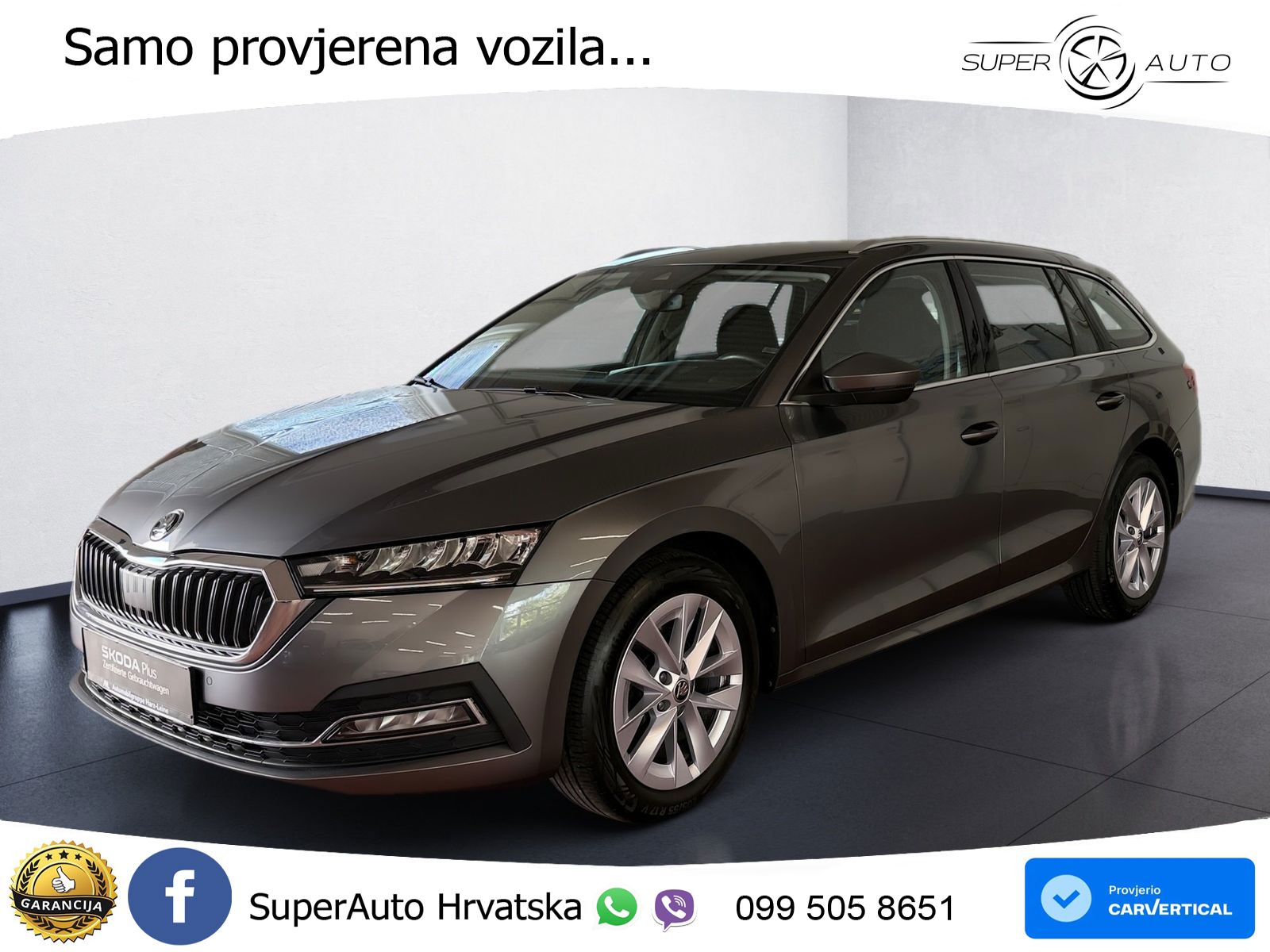 Škoda Octavia Combi 2.0 TDI (150 KS) DSG LED+GR SJED+ACC